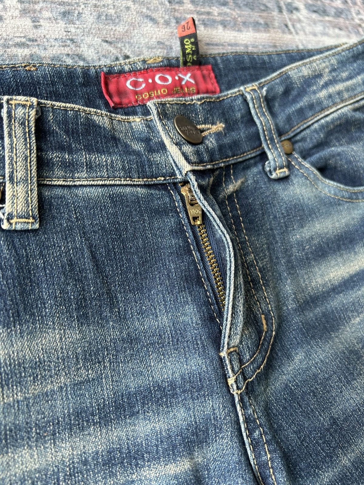 If Six Was Nine Super Flared Flowers Cox Jeans Size US 28 / EU 44 - 7 Thumbnail