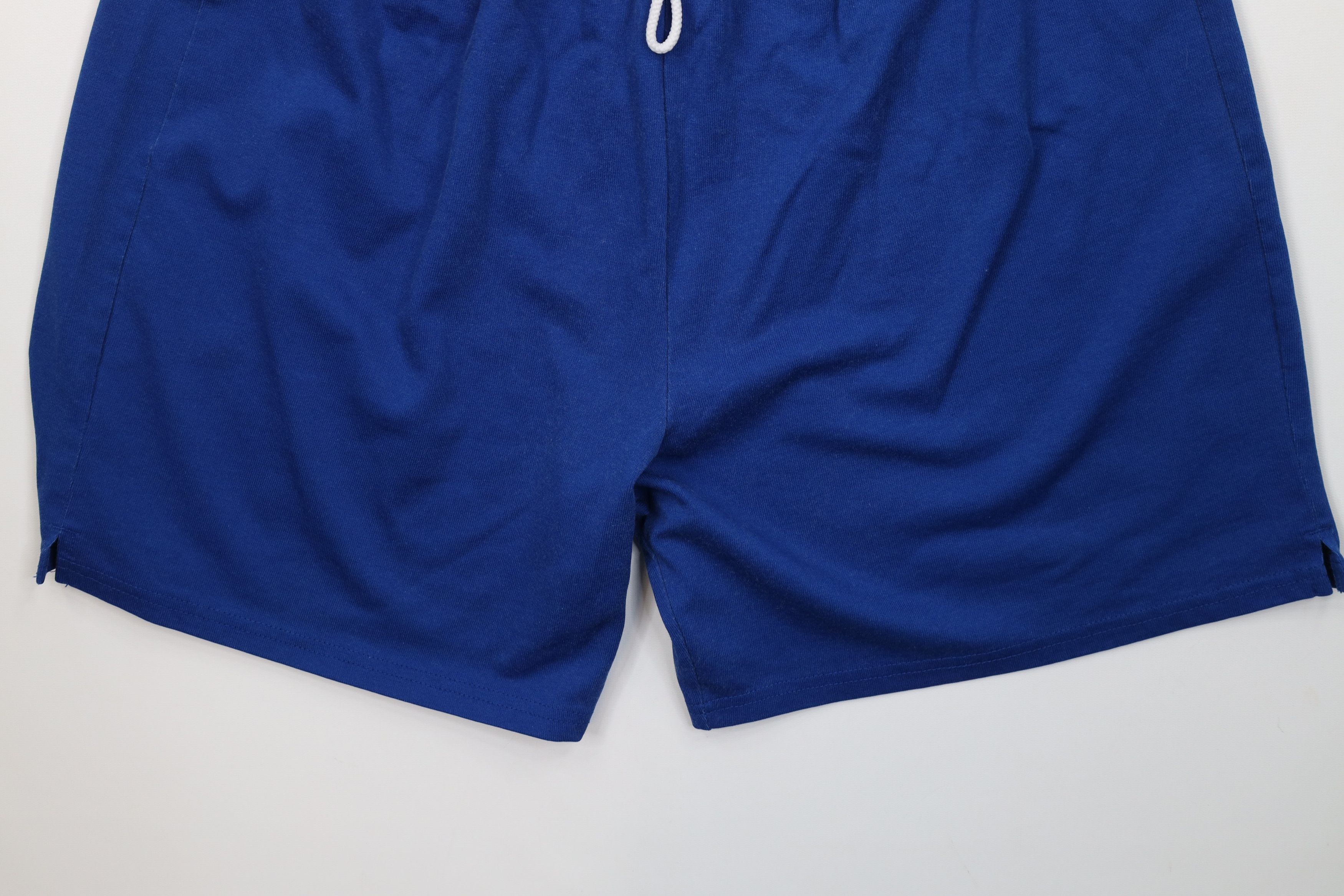 Champion Vintage 90s Champion Logo Above Knee Shorts Royal Blue Size US 36 / EU 52 - 4 Thumbnail