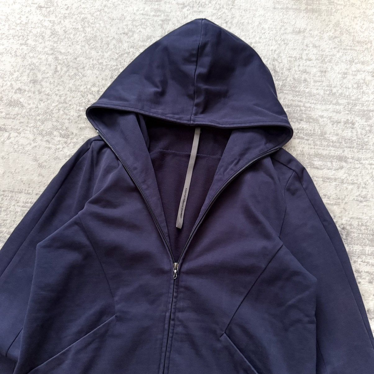 Kazuyuki Kumagai Attachment Kazuyuki Kumagai Double Riri Zipper Navy Cotton Hoodie Size US L / EU 52-54 / 3 - 2 Thumbnail