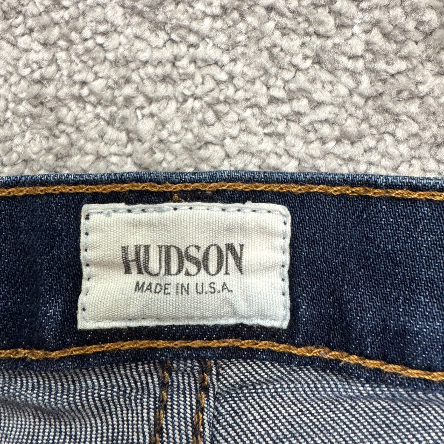Hudson VINTAGE Hudson Women's Skinny Jeans 26 Dark Wash Cotton Blend Casual Slim Fit Mid Rise 28" Inseam Blue Girl Size 26" / US 2 / IT 38 - 7 Thumbnail