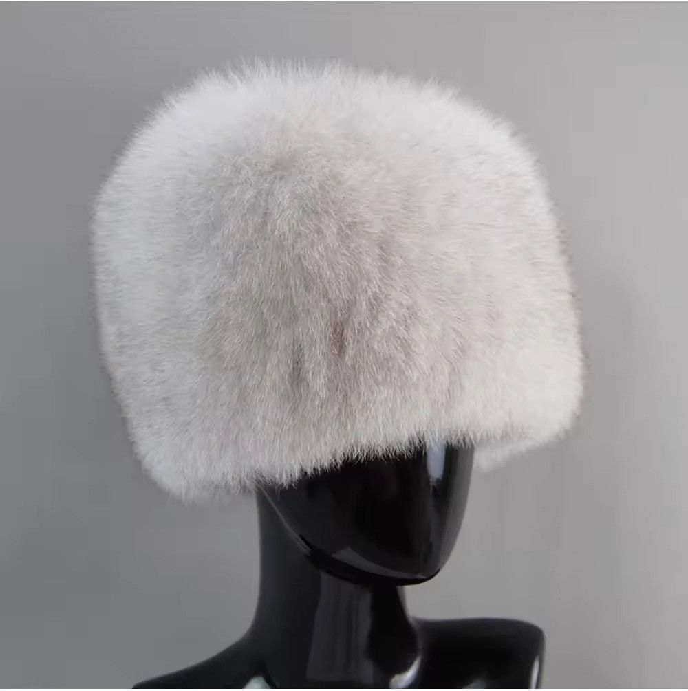 Other Real Natural Fur Y2k Retro Vintage Style Winter Hat Size ONE SIZE - 1 Thumbnail