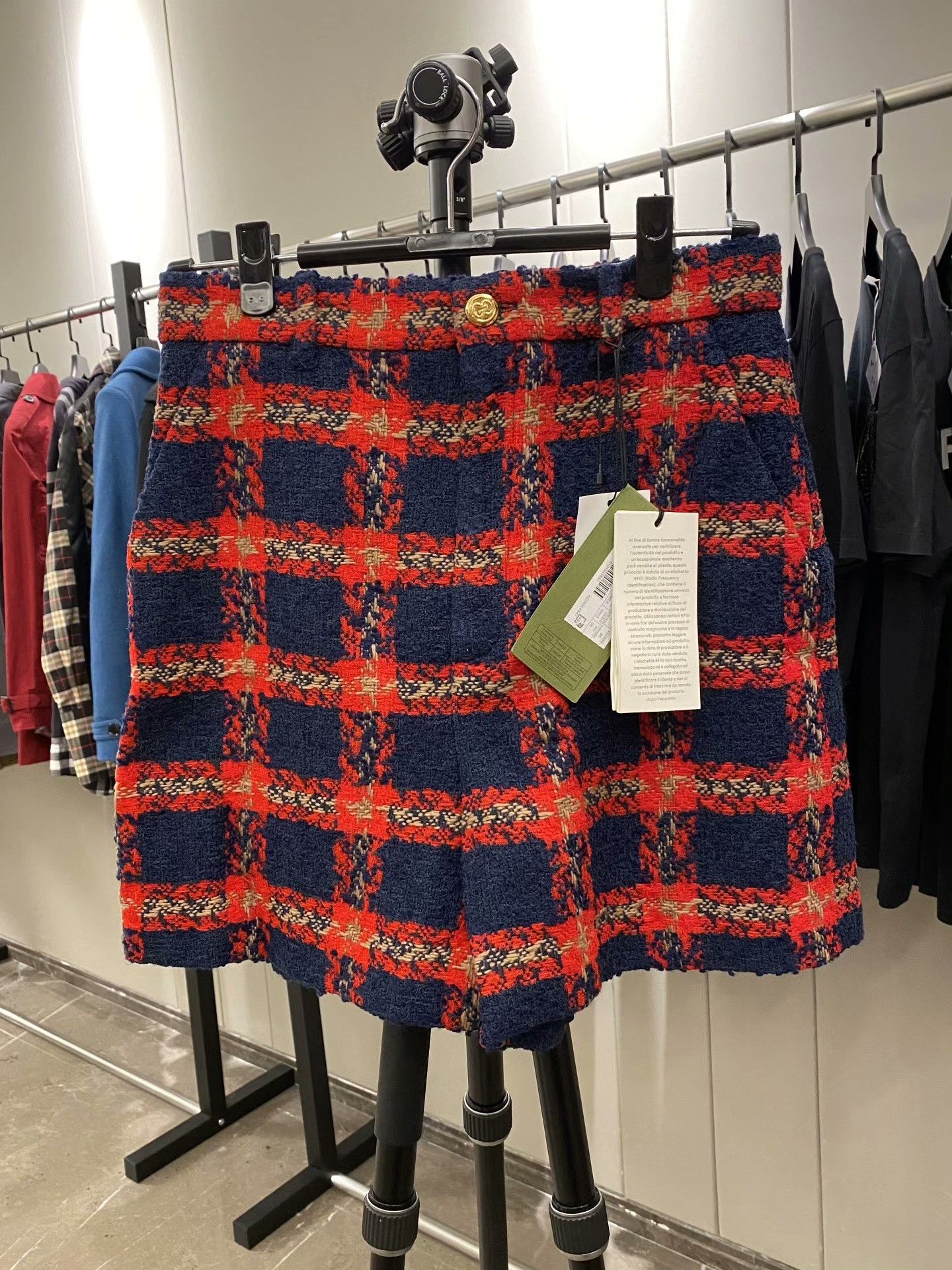 Gucci Gucci Plaid Pants 24 Women Size 24" / US 00 / IT 34 - 1 Thumbnail
