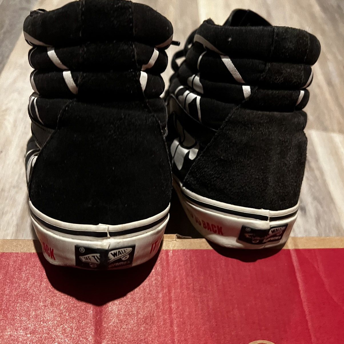 Public Enemy × Supreme × Vans Supreme Public Enemy Vans Hi Top Size US 10.5 / EU 43-44 - 6 Thumbnail