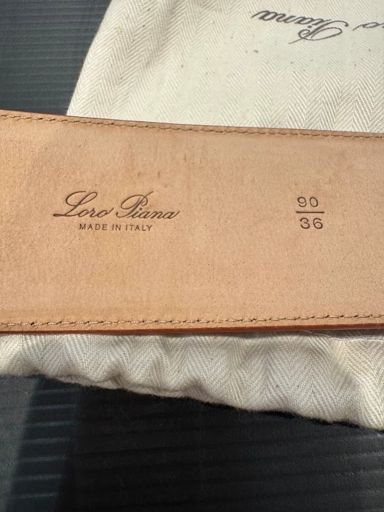 Loro Piana LORO PIANA leather belt Size ONE SIZE - 3 Thumbnail
