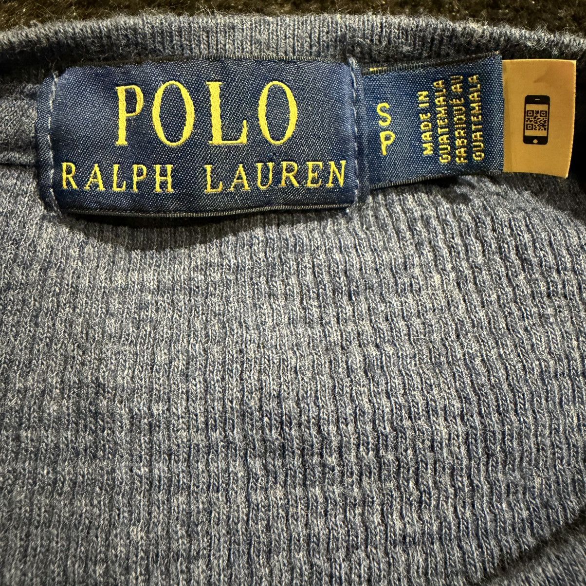 Polo Ralph Lauren Navy polo ralph lauren waffle long sleeve T Size US S / EU 44-46 / 1 - 6 Thumbnail