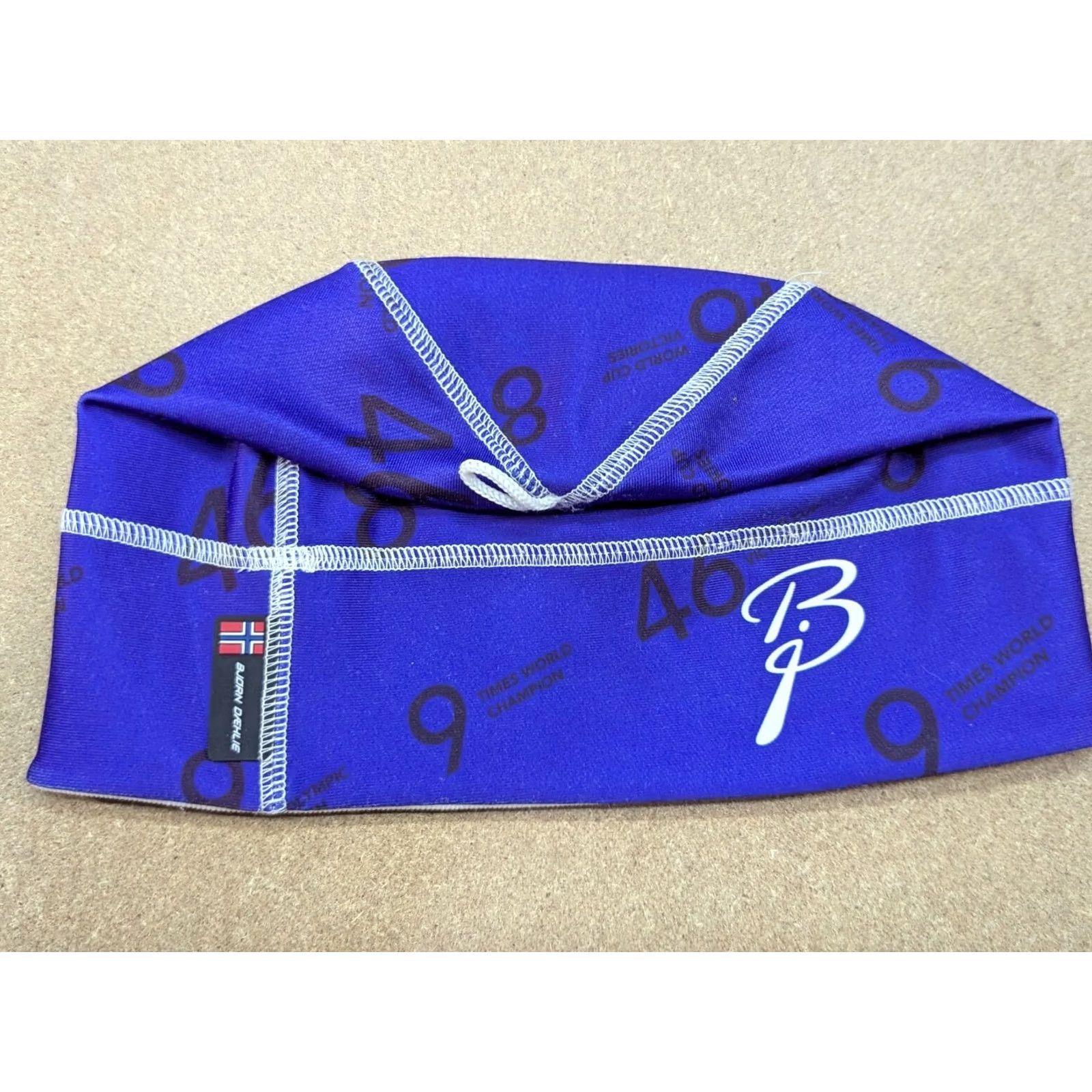 Vintage Bjorn Daehlie Purple Ski Hat Cap One Size Winter Thermal Cross Country Biathlon Size ONE SIZE - 3 Thumbnail