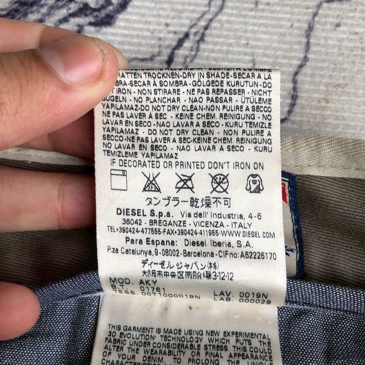 Diesel Vintage Diesel Co. AKY Workwear Pants Size US 32 / EU 48 - 14 Thumbnail