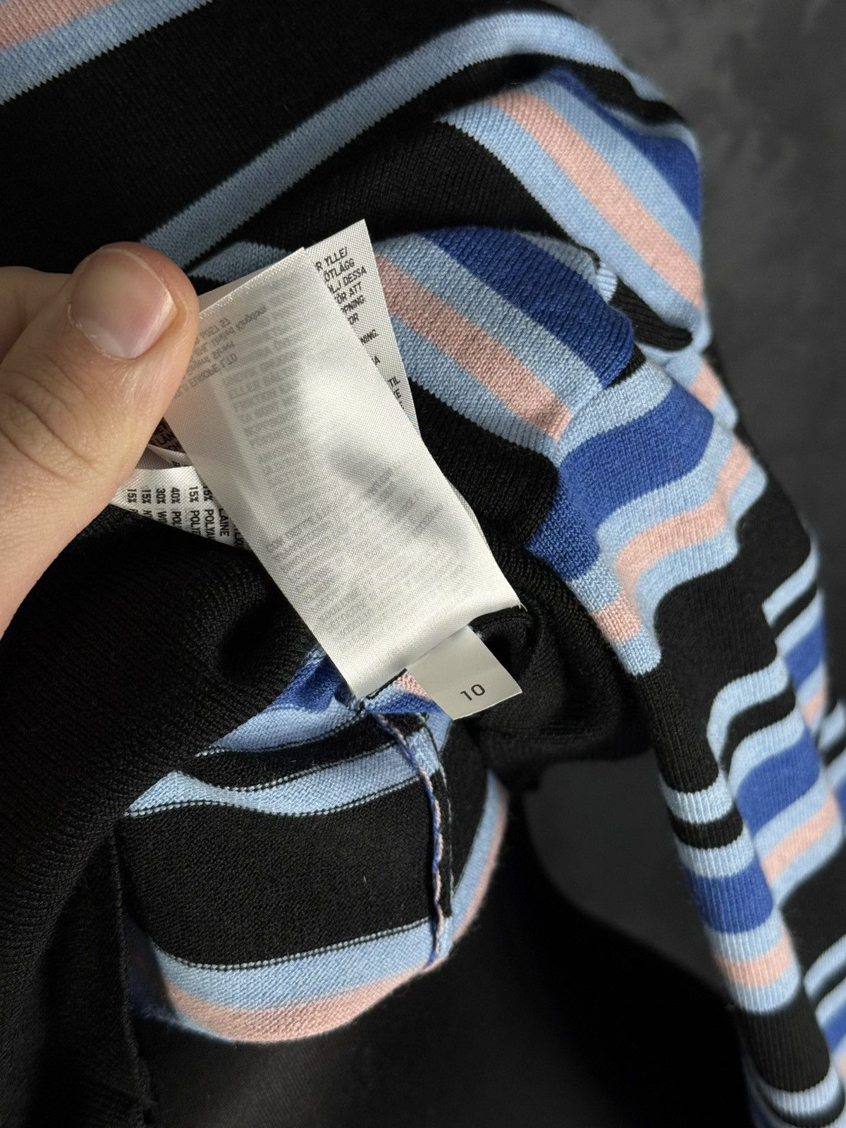 Marni × Uniqlo MARNI X Uniqlo Wool Striped Cardigan Sweater Men’s Size M Size M / US 6-8 / IT 42-44 - 16 Thumbnail