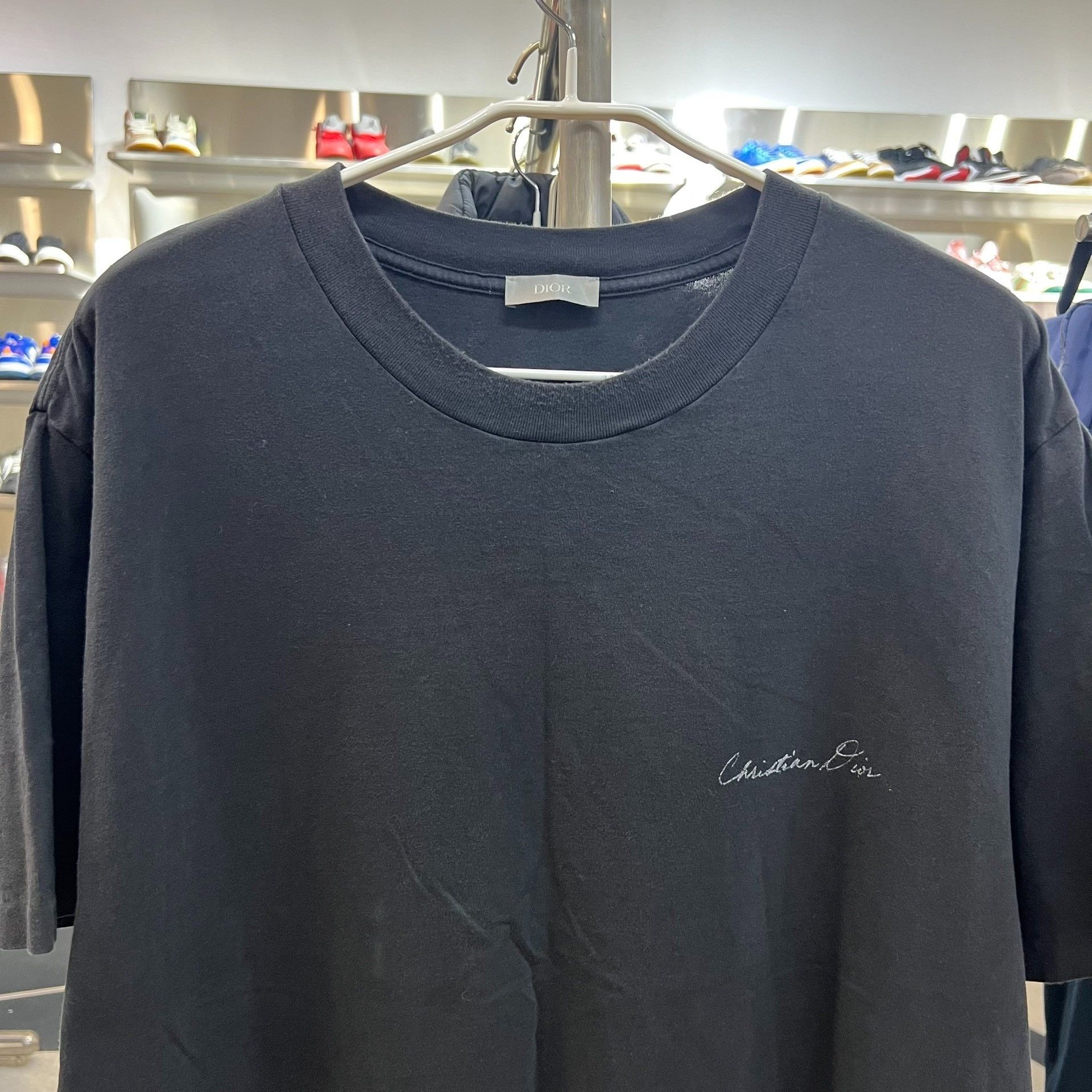 Dior DIOR SS24 Logo Print Loose Crewneck T-Shirt Men's Size US XXL / EU 58 / 5 - 2 Thumbnail