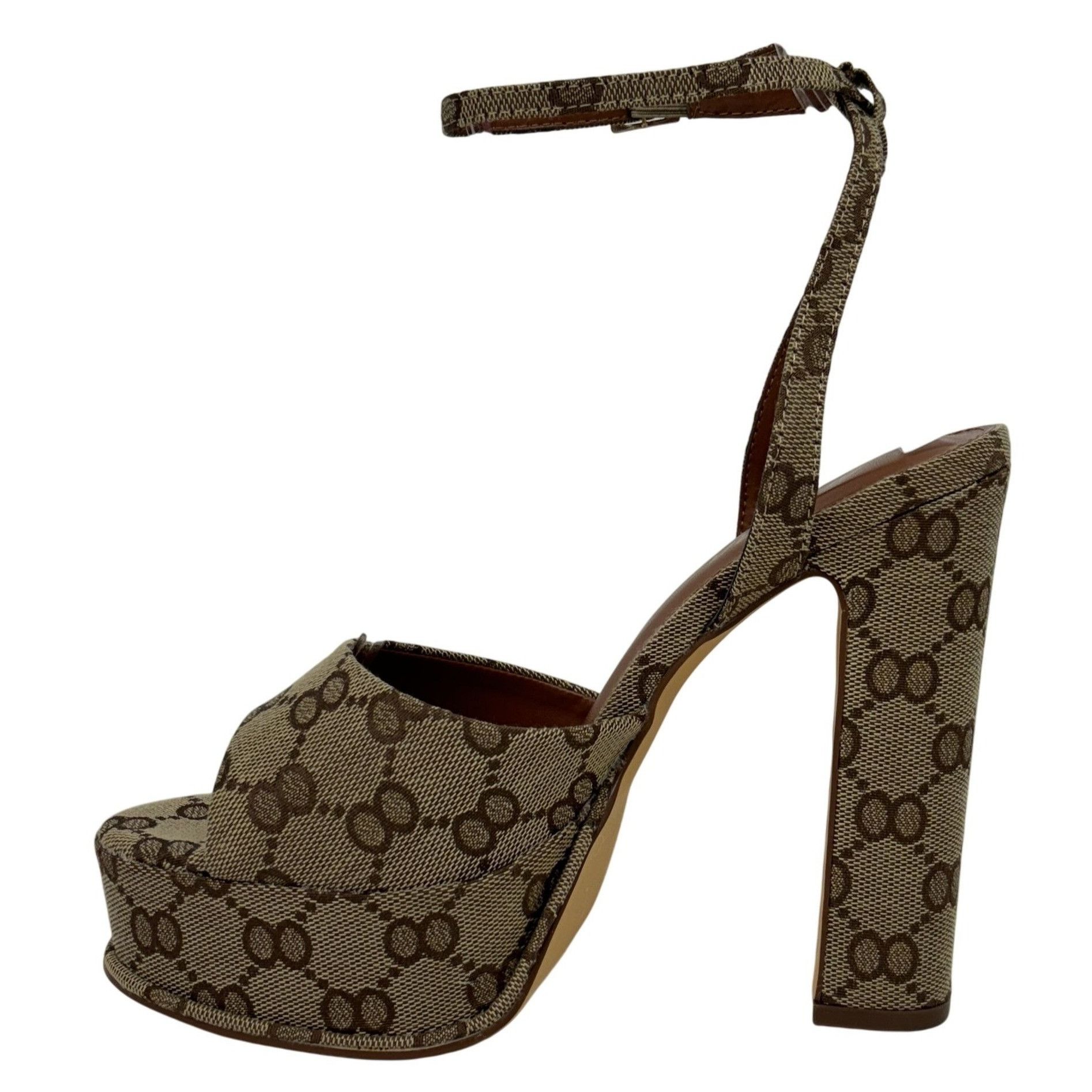 Other LILIANA / Josy-6 / Beige Monogram / Platform / Heels With A Size US 9 / IT 39 - 3 Thumbnail