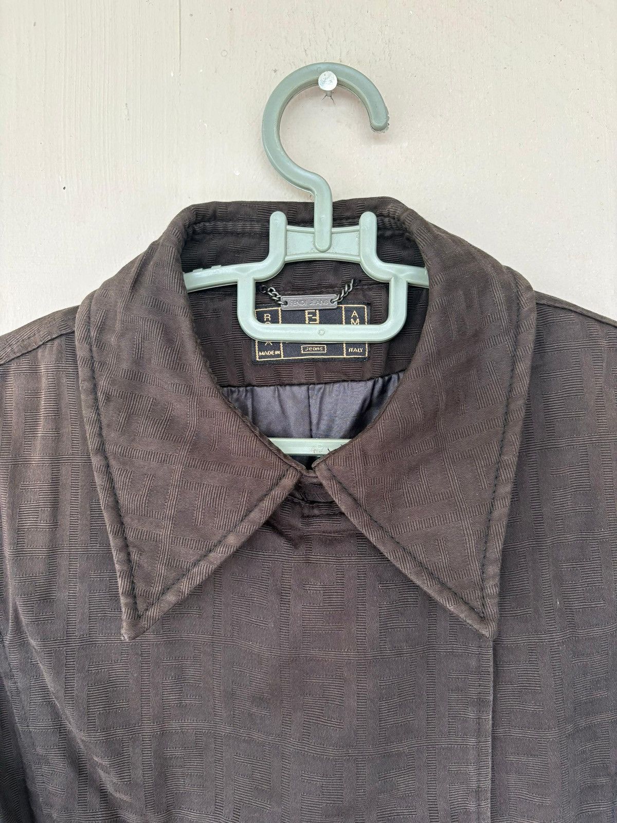 Fendi Vtg Fendi Roma Monogram Double Breast Long Jacket Design Size US S / EU 44-46 / 1 - 11 Thumbnail