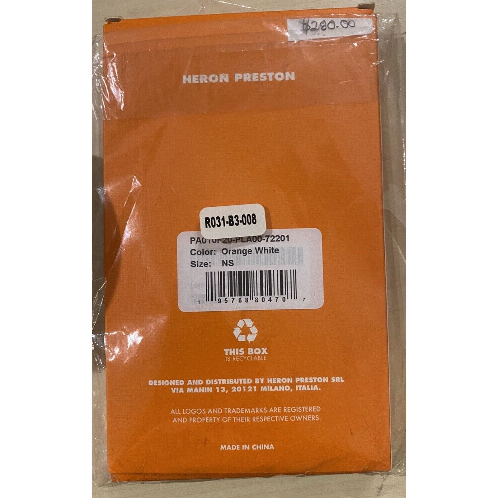 Heron Preston HERON PRESTON TIMES iPhone 11 Pro X XS Case Cover $259 Back Size ONE SIZE - 5 Thumbnail