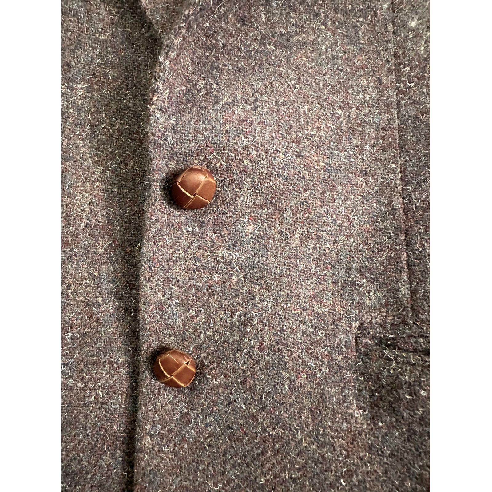 Other VINTAGE UNWORN SCOTTISH WOOL HARRIS TWEED BLAZER Size S / US 4 / IT 40 - 10 Thumbnail