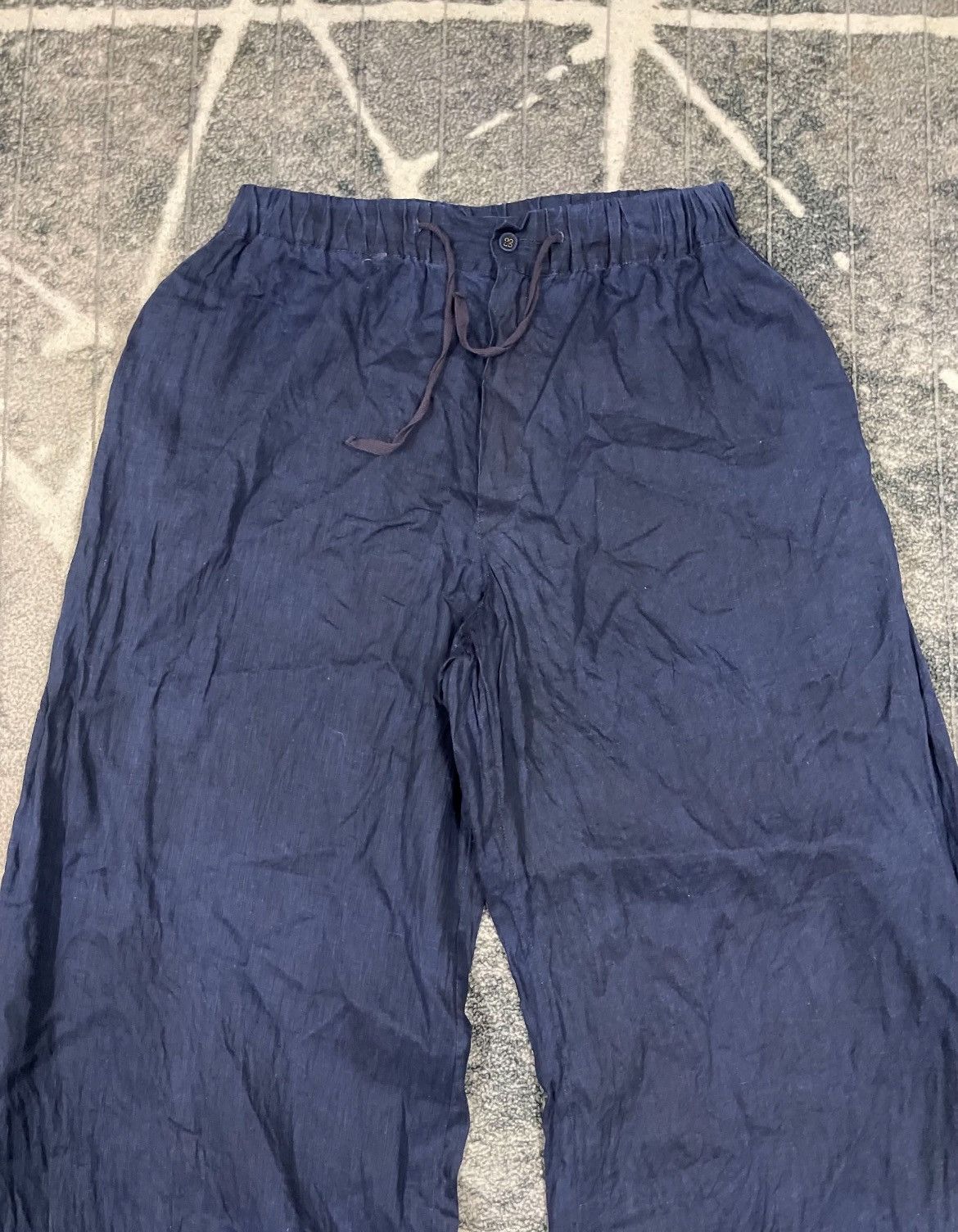 Japanese Brand HALLELUJAH HANDMADE BAGGY PANTS Size 34" / US 12 / IT 48 - 3 Thumbnail