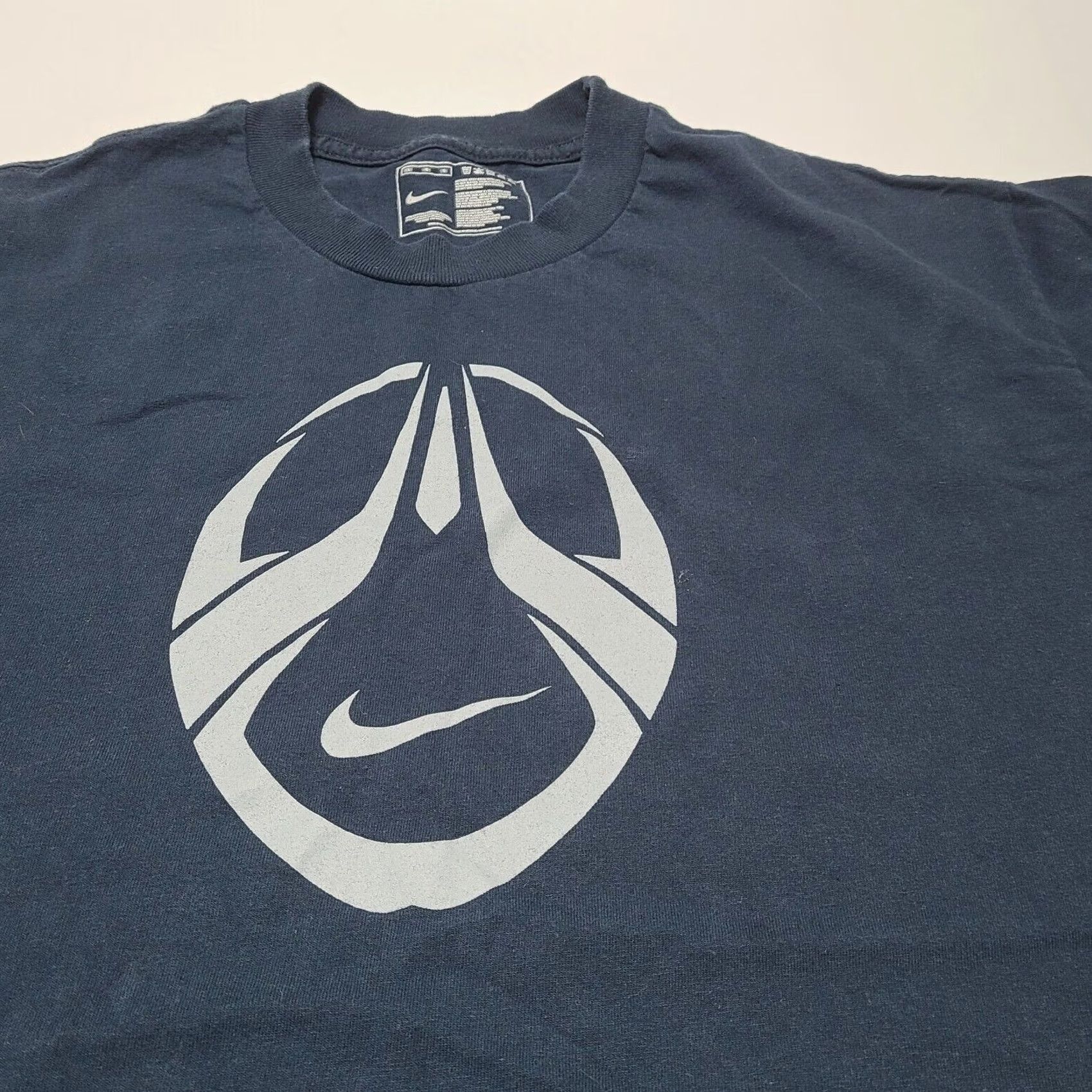 Nike Nike Football T-shirt Men Large Blue Short Sleeve Size US L / EU 52-54 / 3 - 2 Thumbnail