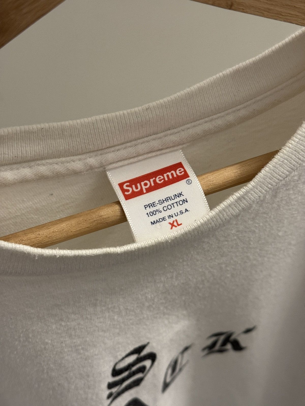 Supreme SS16 Supreme Black Sabbath Cross Tee Size US XL / EU 56 / 4 - 3 Thumbnail