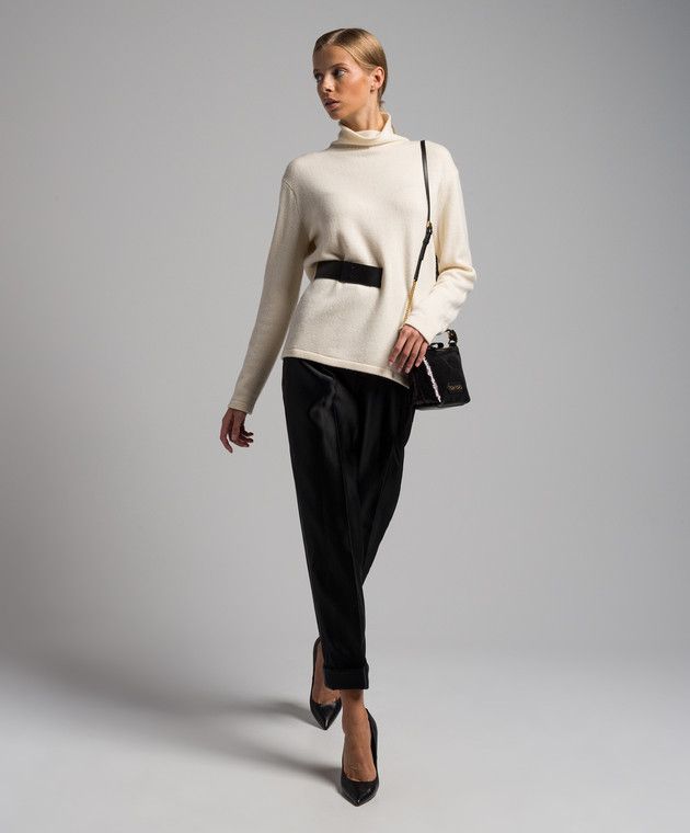 Tom Ford o1y0226 Turtleneck Sweater in Ivory Size XS / US 0-2 / IT 36-38 - 5 Thumbnail