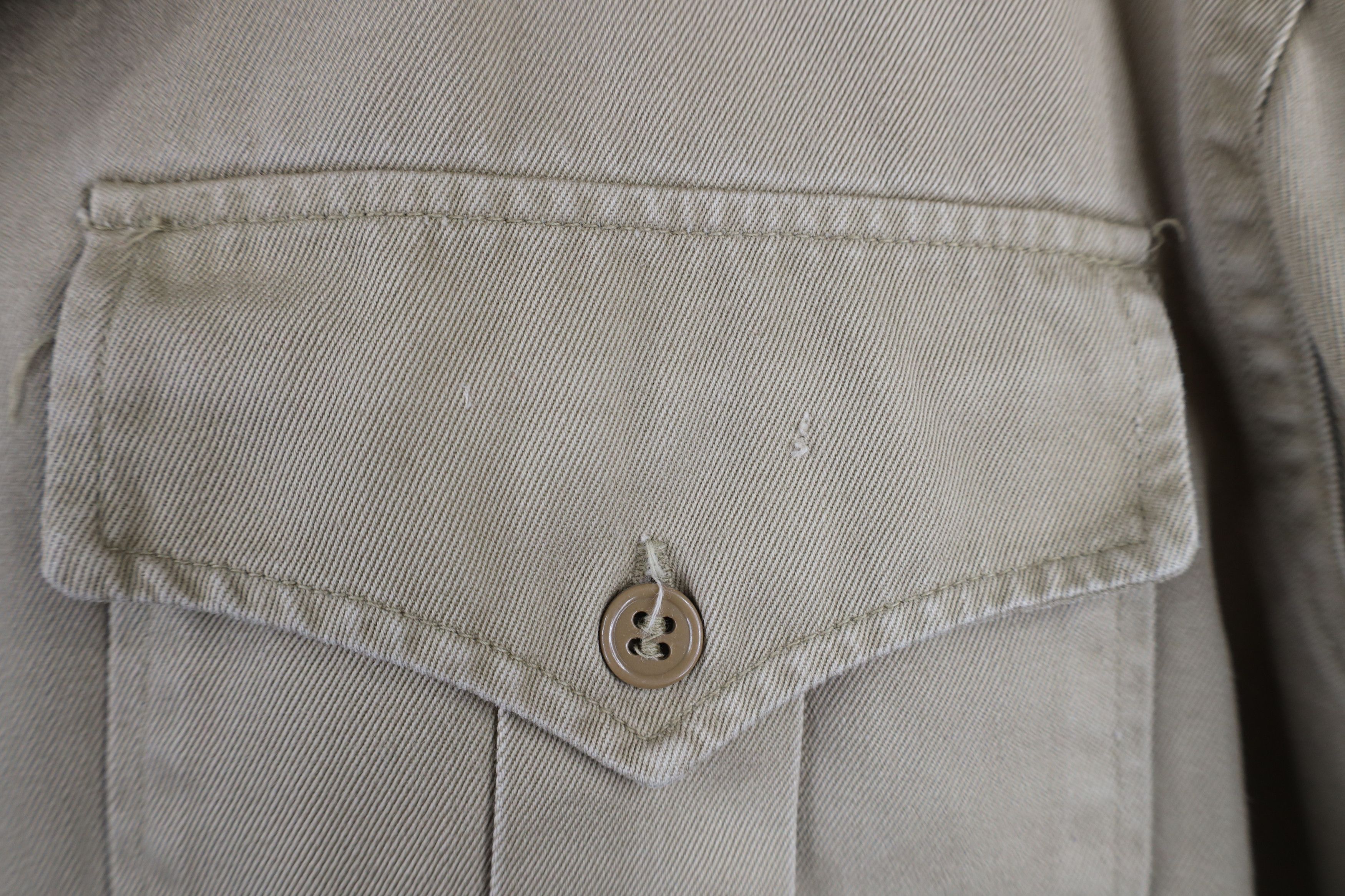 Vintage Vintage 50s Korean War Cotton Twill Uniform Shirt Khaki USA Size US M / EU 48-50 / 2 - 5 Thumbnail