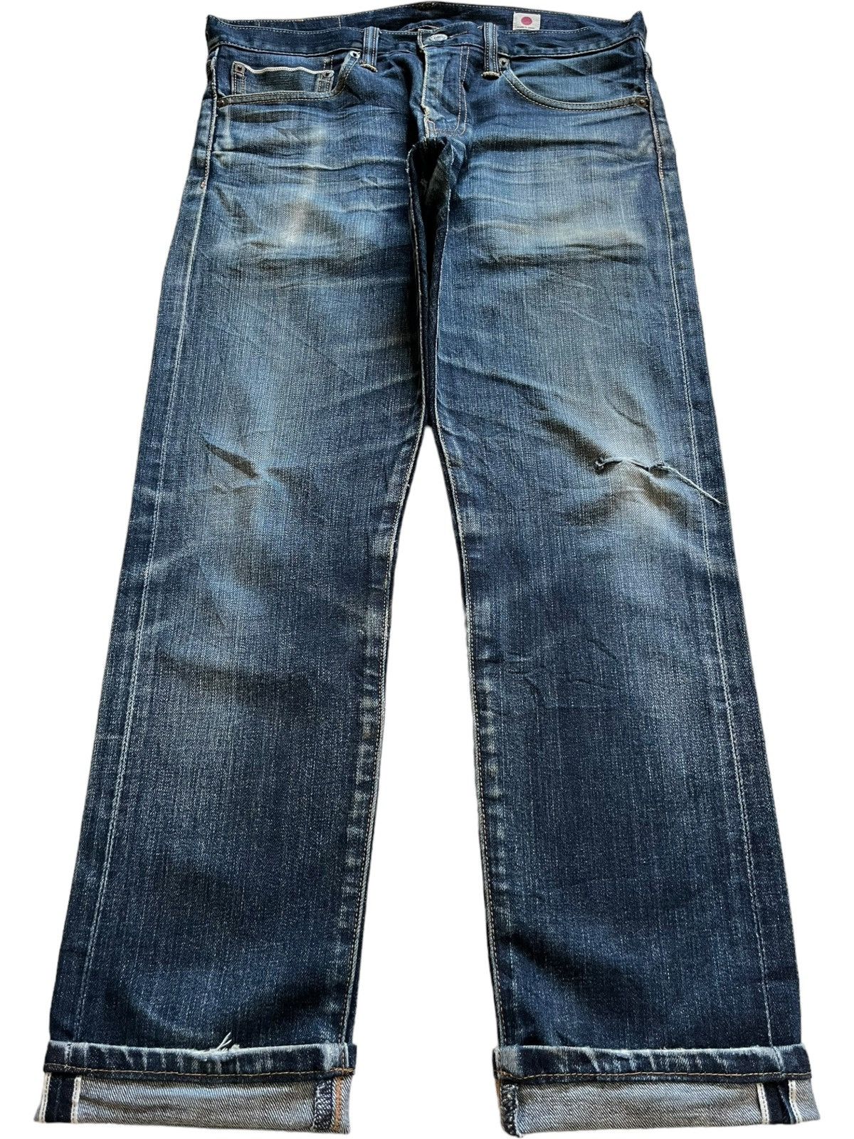 Levi's × Levi's Vintage Clothing Vintage 2006 Levis 511 Japan Selvedge Mudwash Slim Fit Jeans Size US 33 - 1 Thumbnail