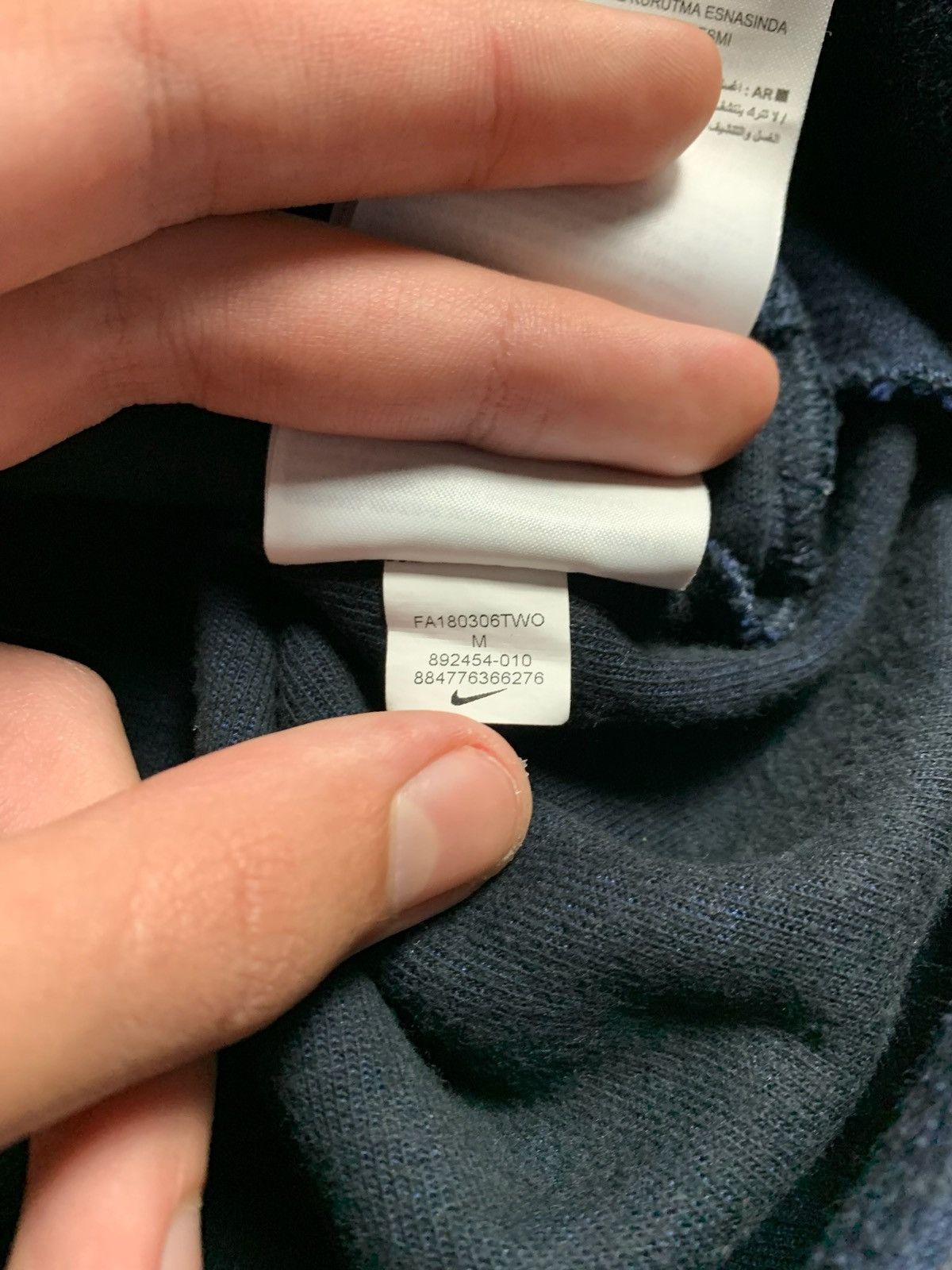 Vintage Vintage Nike tech fleece Paris PSG zip hoodie size M Size US M / EU 48-50 / 2 - 5 Thumbnail