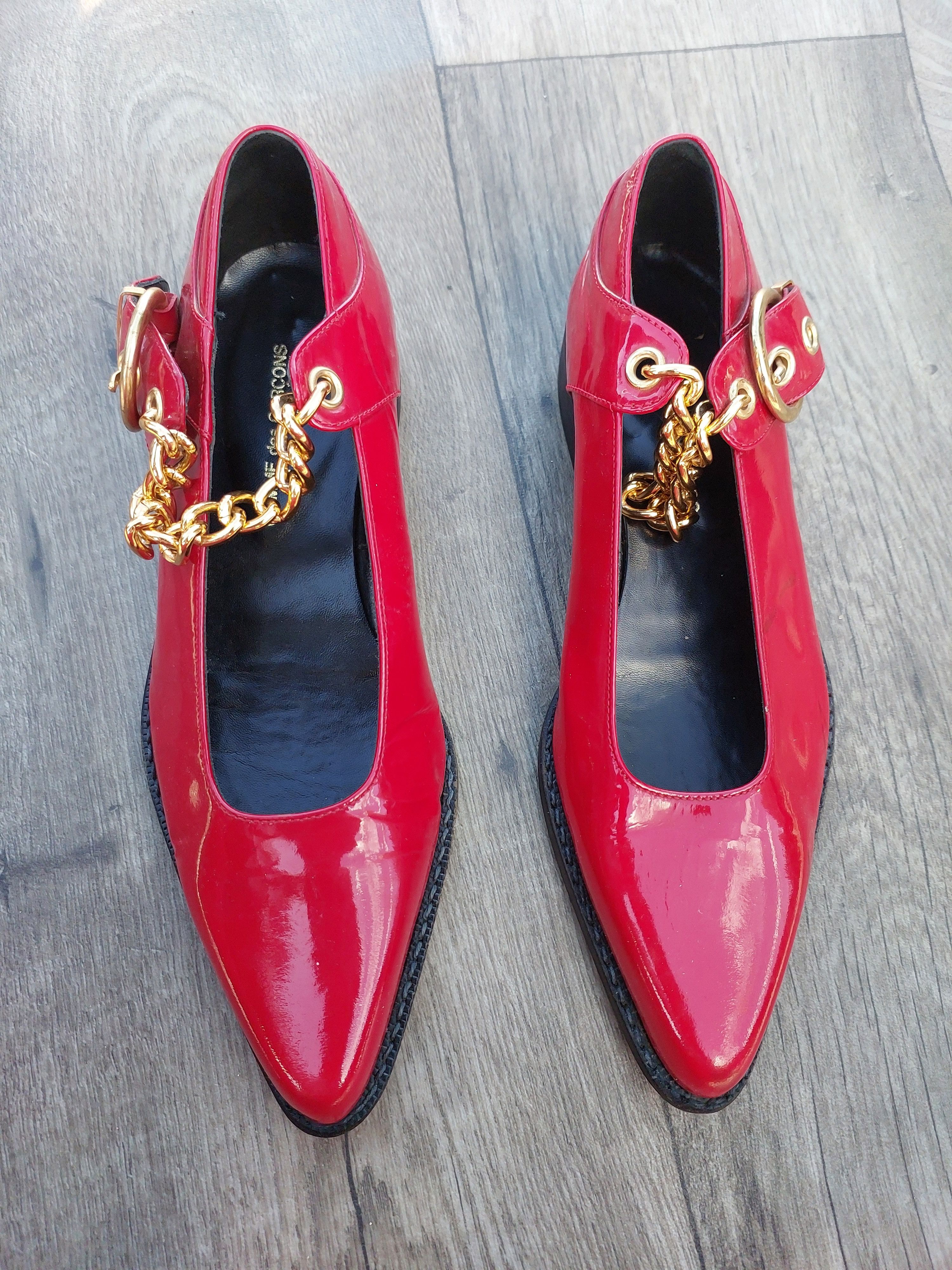 CDG by Comme des Garcons COMME des GARCONS Chain Strap Shoes Size US 6 / IT 36 - 13 Thumbnail