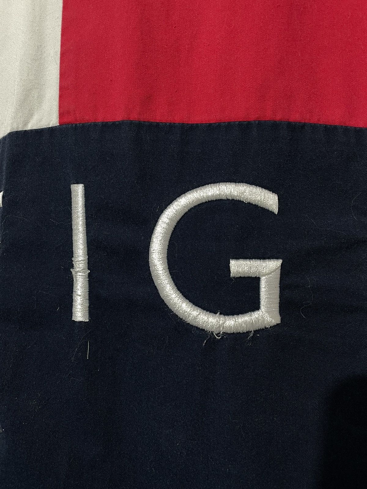 Tommy Hilfiger × Vintage Polo T-shirt Tommy Hilfiger Big Flag 90’s Vintage Size US XL / EU 56 / 4 - 6 Thumbnail