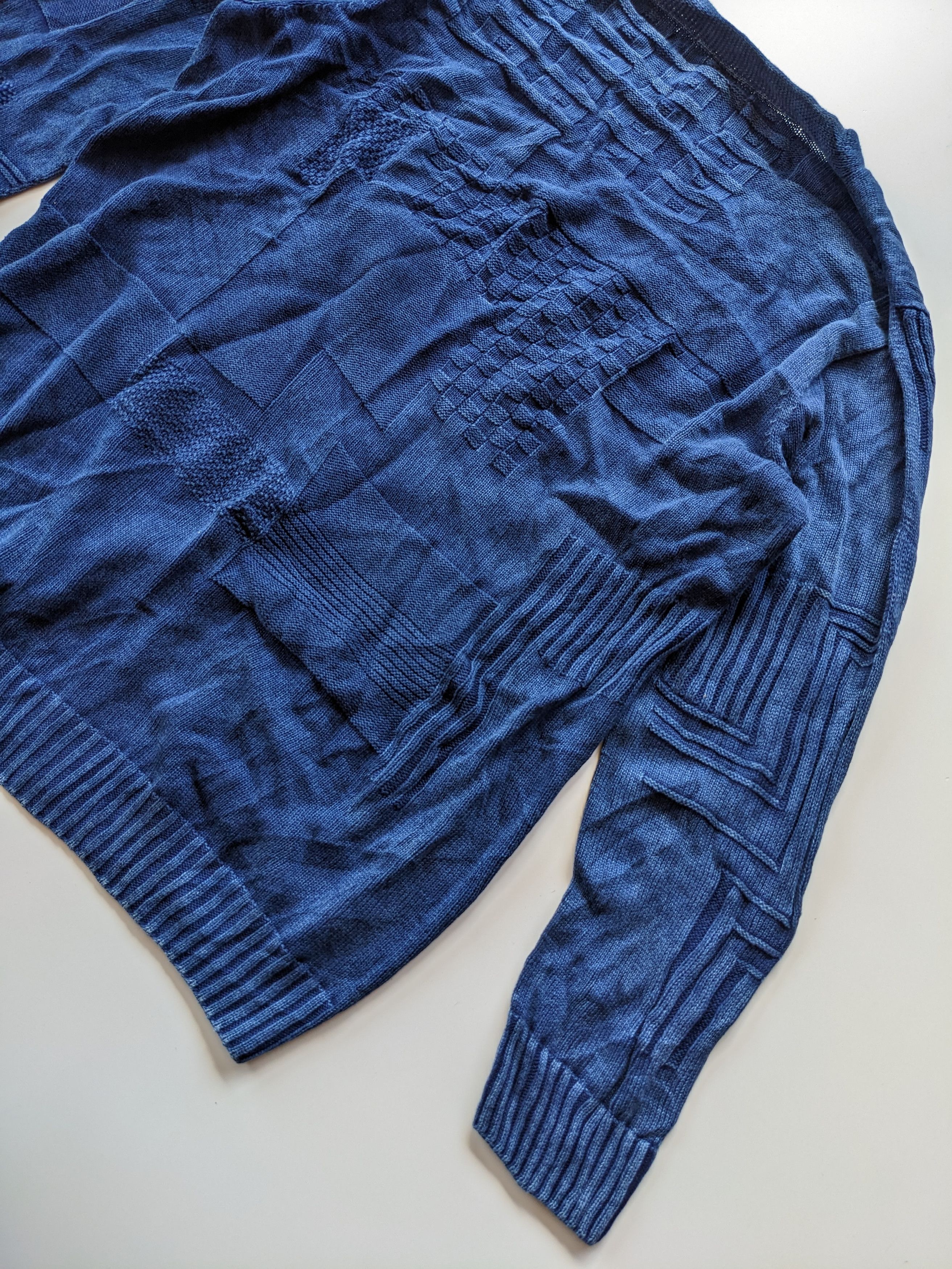 Indigo × Japanese Brand Moon Beat Clothing indigo cardigan Size US M / EU 48-50 / 2 - 5 Thumbnail