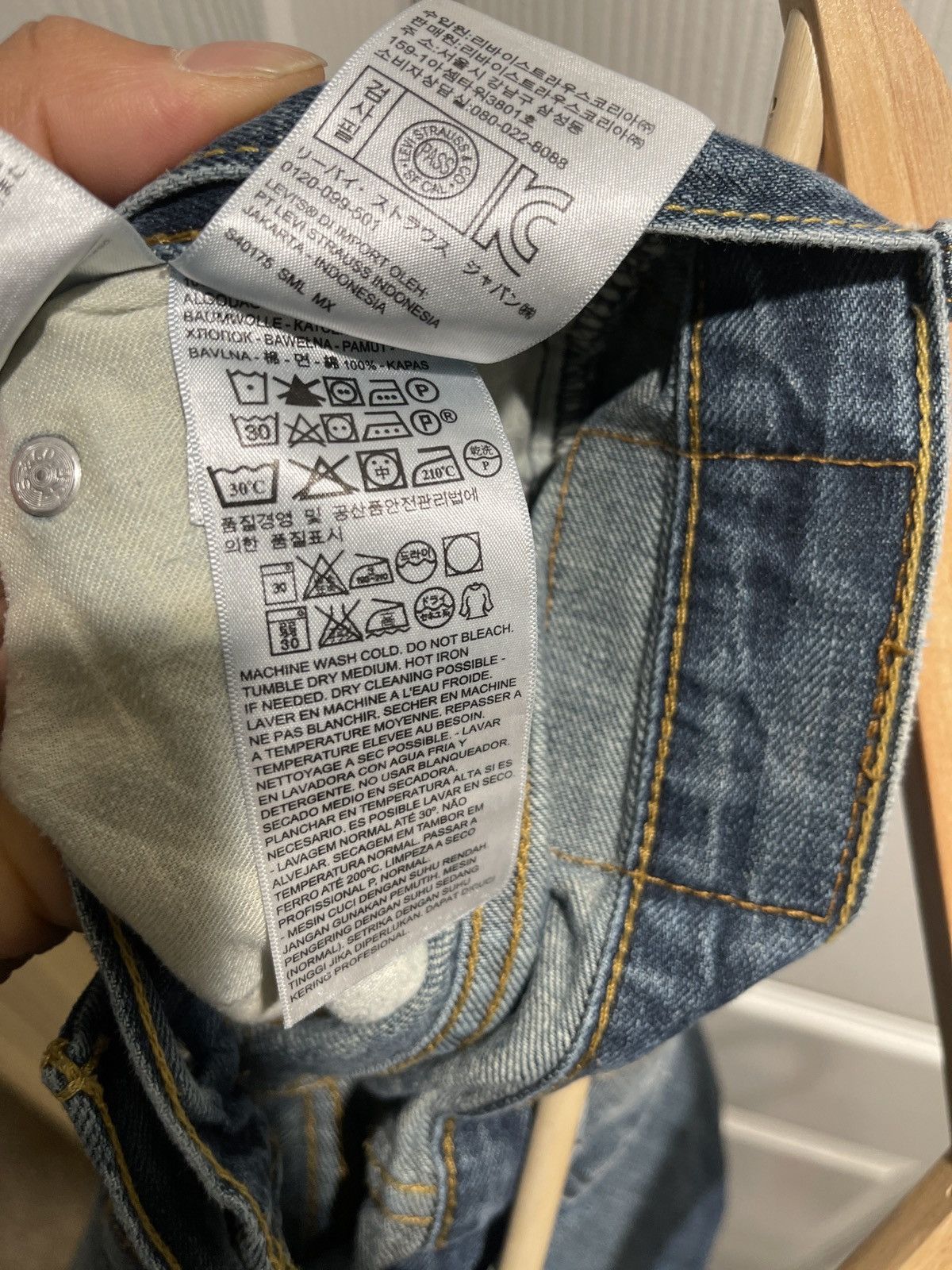 Levi's × Vintage Vintage 514 Levi’s Denim Size US 32 / EU 48 - 11 Thumbnail
