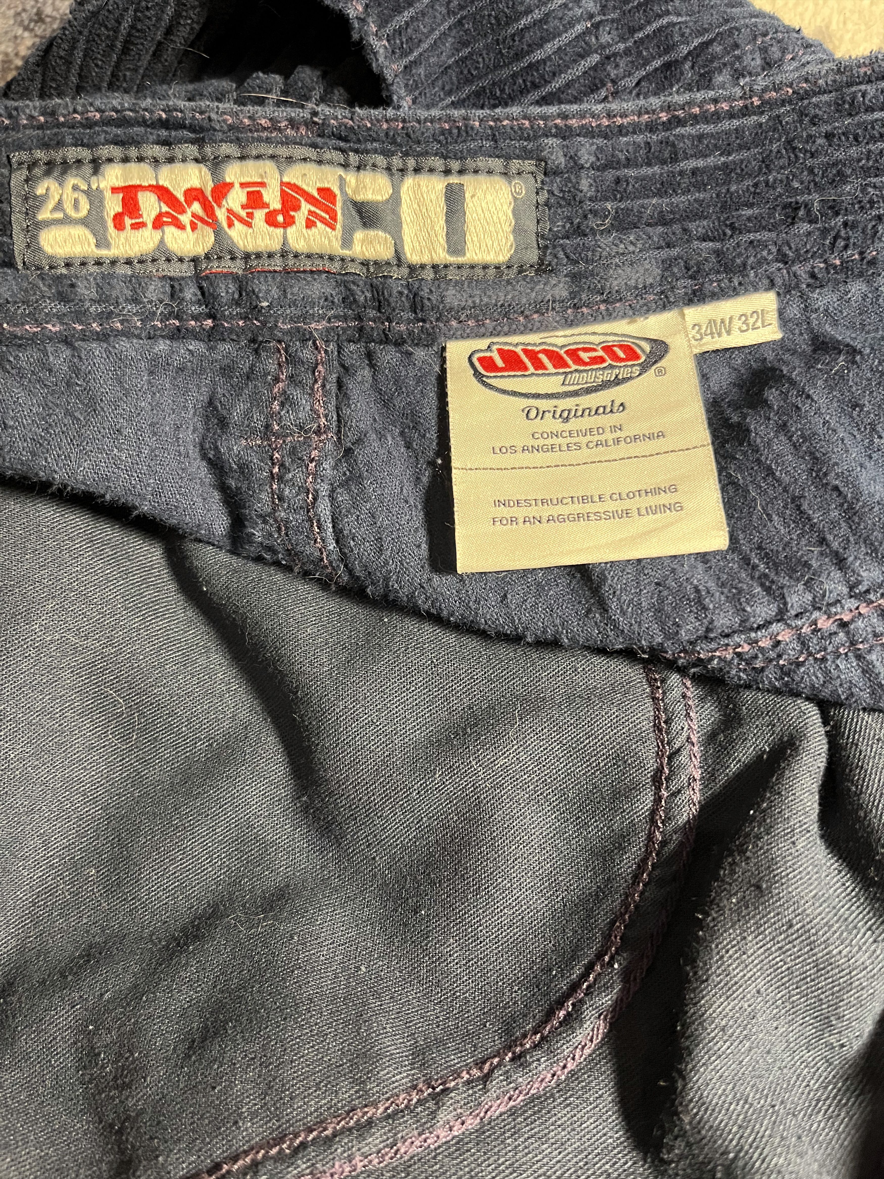 JNCO JNCO Twin Cannon Classic 26" corduroy Size US 34 / EU 50 - 6 Thumbnail