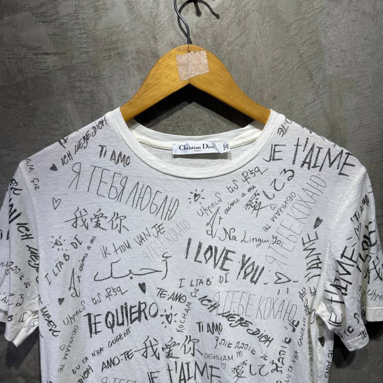 Dior Christian Dior “I Love You” Shirt Size S / US 4 / IT 40 - 2 Thumbnail