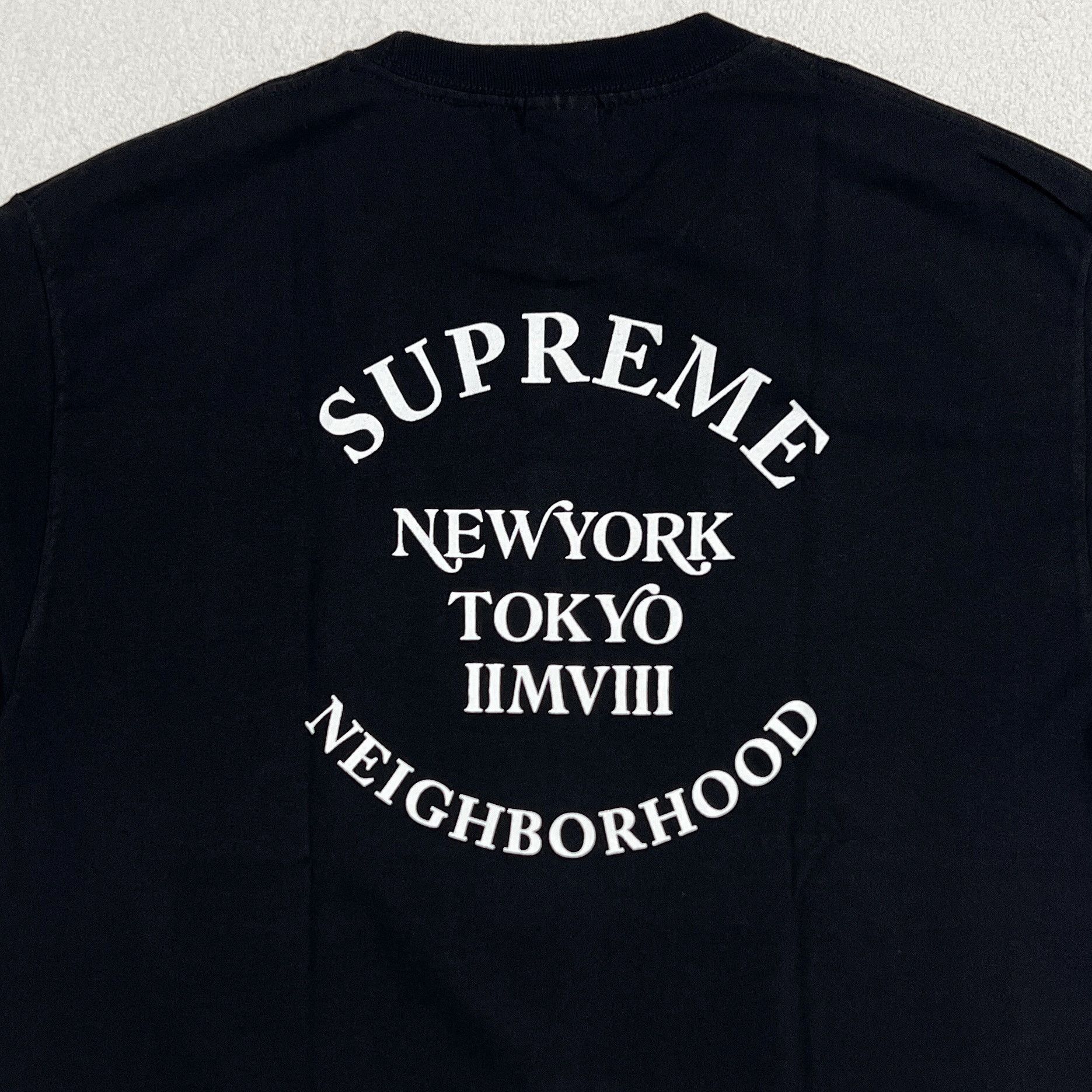Supreme Supreme AW07 Neighborhood NS Logo Tee Black Size US L / EU 52-54 / 3 - 7 Thumbnail