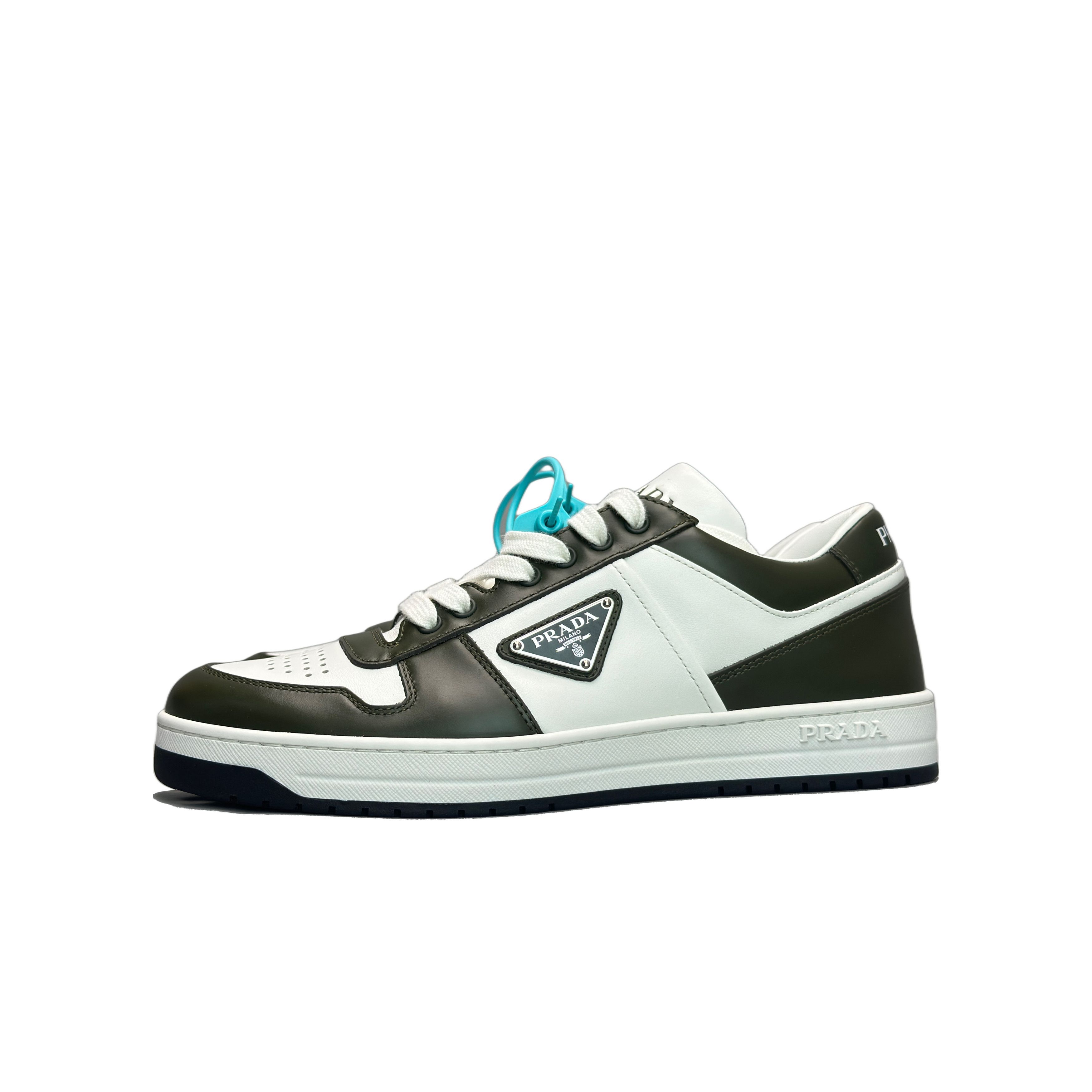 Prada Prada Downtown Leather Sneakers Size 6 Size US 6 / EU 39 - 1 Thumbnail