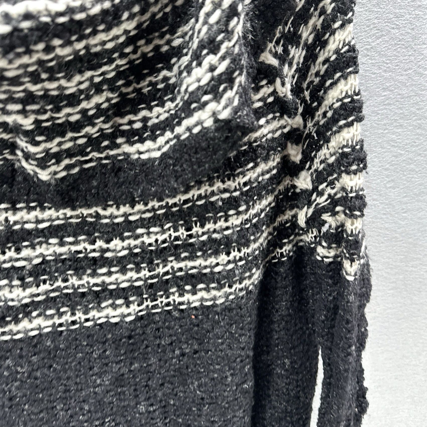 Free People VINTAGE Free People Sweater Women XS Wool Blend Cowl Neck Striped Boho 90s Mens? Size XS / US 0-2 / IT 36-38 - 5 Thumbnail