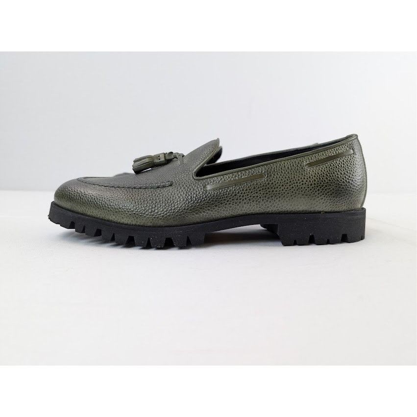 Aime Leon Dore o1rshd1 Leather Tassel Loafers Boots in Green Size US 8.5 / EU 41-42 - 11 Thumbnail