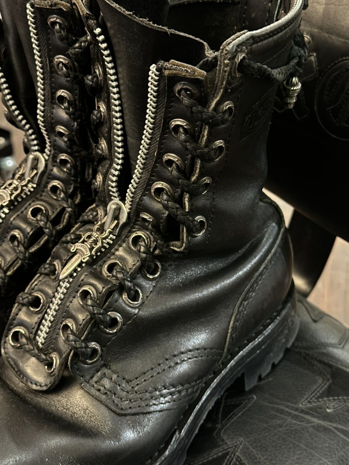Chrome Hearts CHROME HEARTS WESCO FIREMAN BOOTS SZ9.5 Size US 9.5 / EU 42-43 - 3 Thumbnail