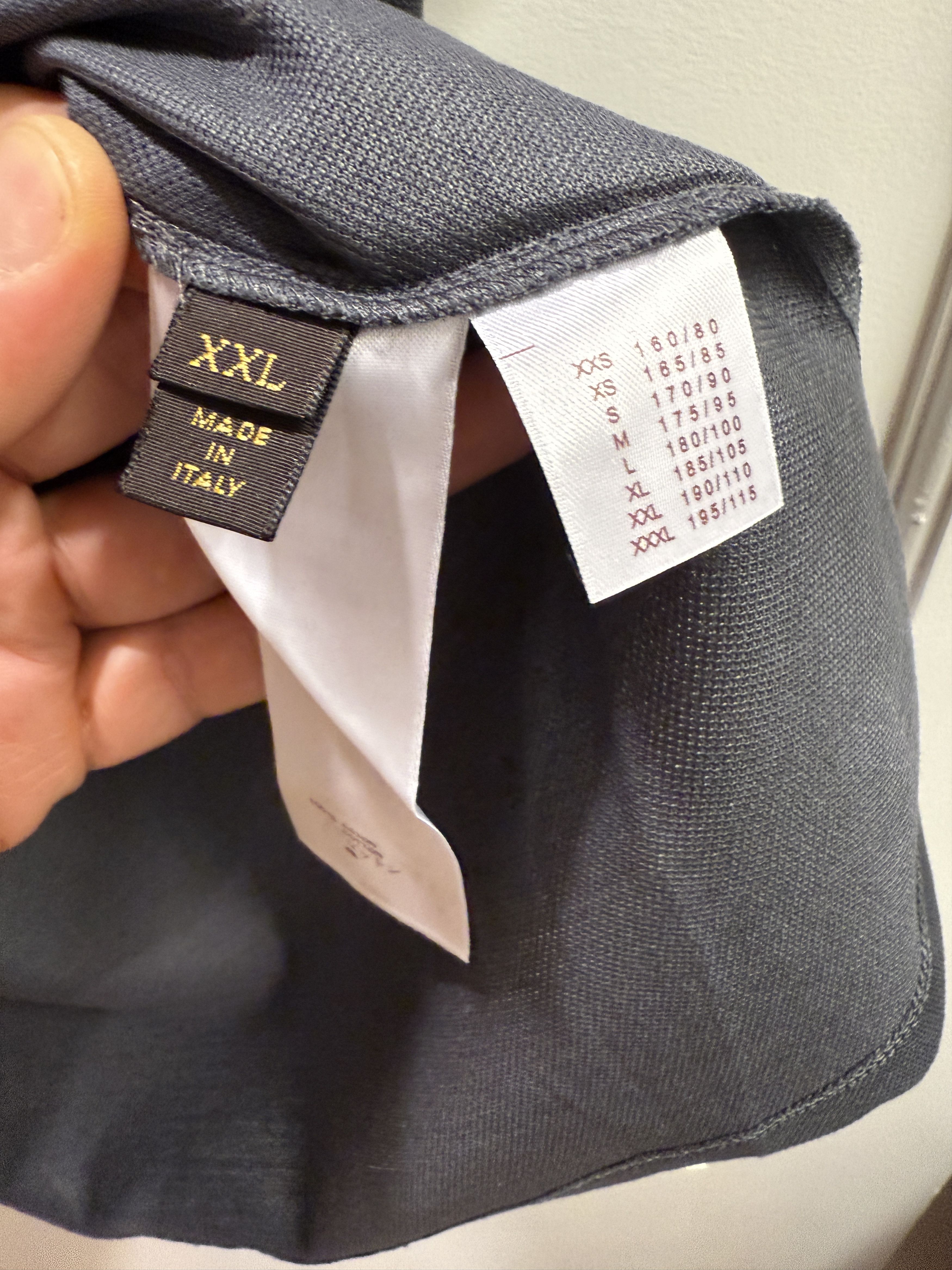 Louis Vuitton Louis Vuitton Polo Grey Size XXL Size US XXL / EU 58 / 5 - 5 Thumbnail