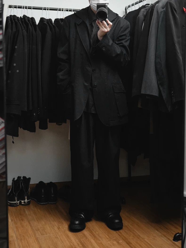 Yohji Yamamoto Yohji Yamamoto size 3 05aw 3-in-1 multi blazer Size 36R - 8 Thumbnail