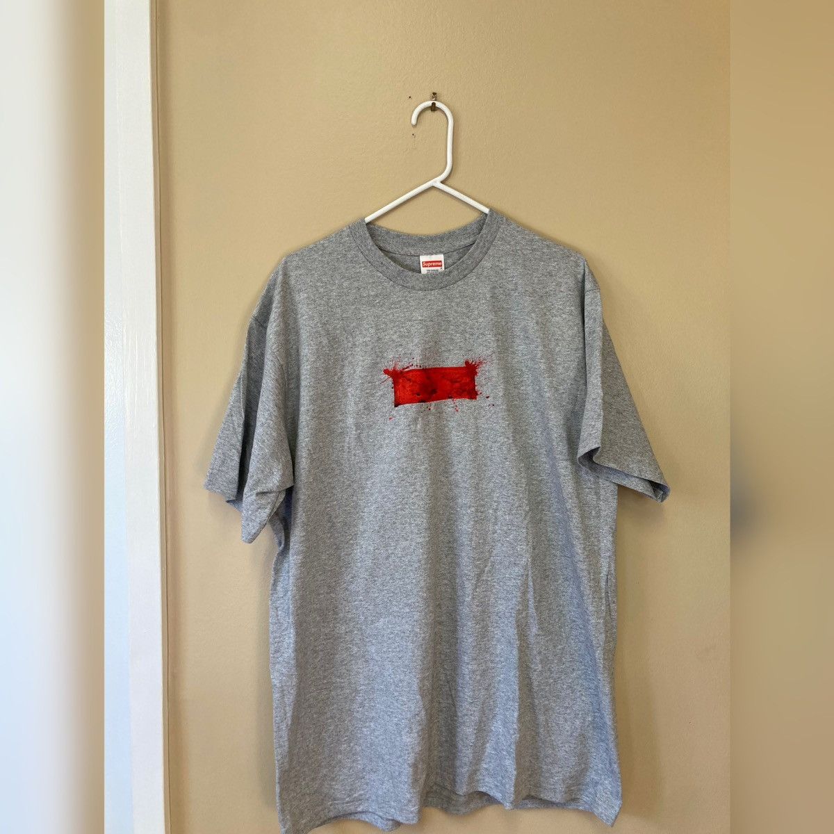 Supreme Ralph Steadman Box Logo T-Shirt Grey