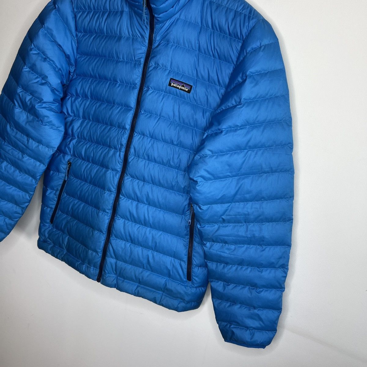 Patagonia Patagonia Puffer Nano Down Jacket Blue Navy Logo Size US M / EU 48-50 / 2 - 2 Thumbnail