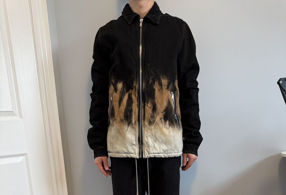 Rick Owens Drkshdw Rick Owens DRKSHDW Tie-Dye Denim Padded Jacket Size US M / EU 48-50 / 2 - 13 Thumbnail