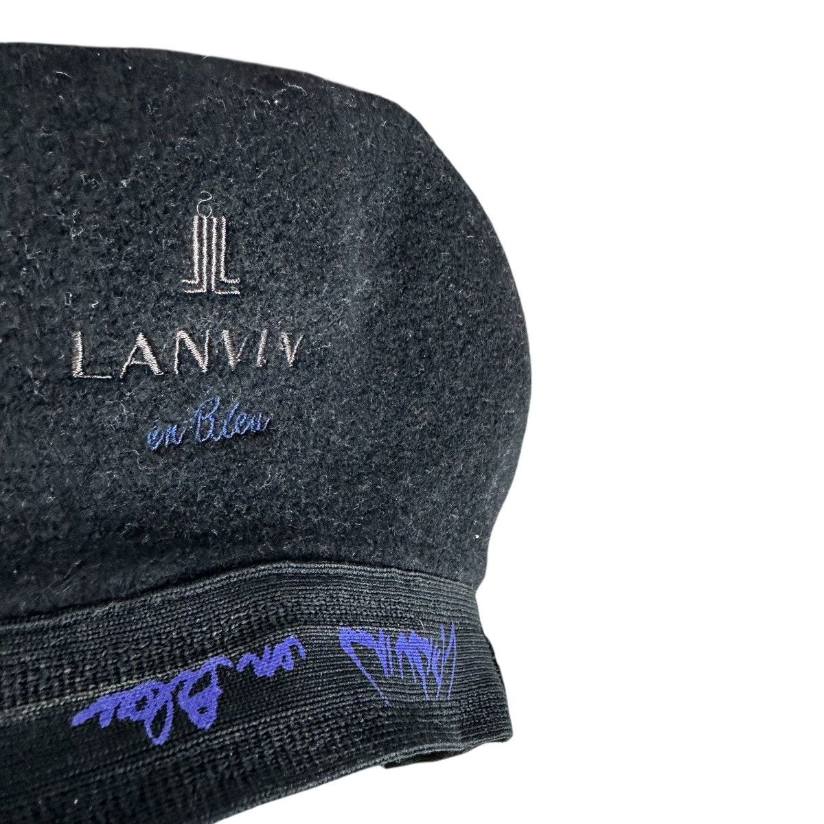 Lanvin LANVIN EN BLEU WOOL BARET HAT Size ONE SIZE - 6 Thumbnail
