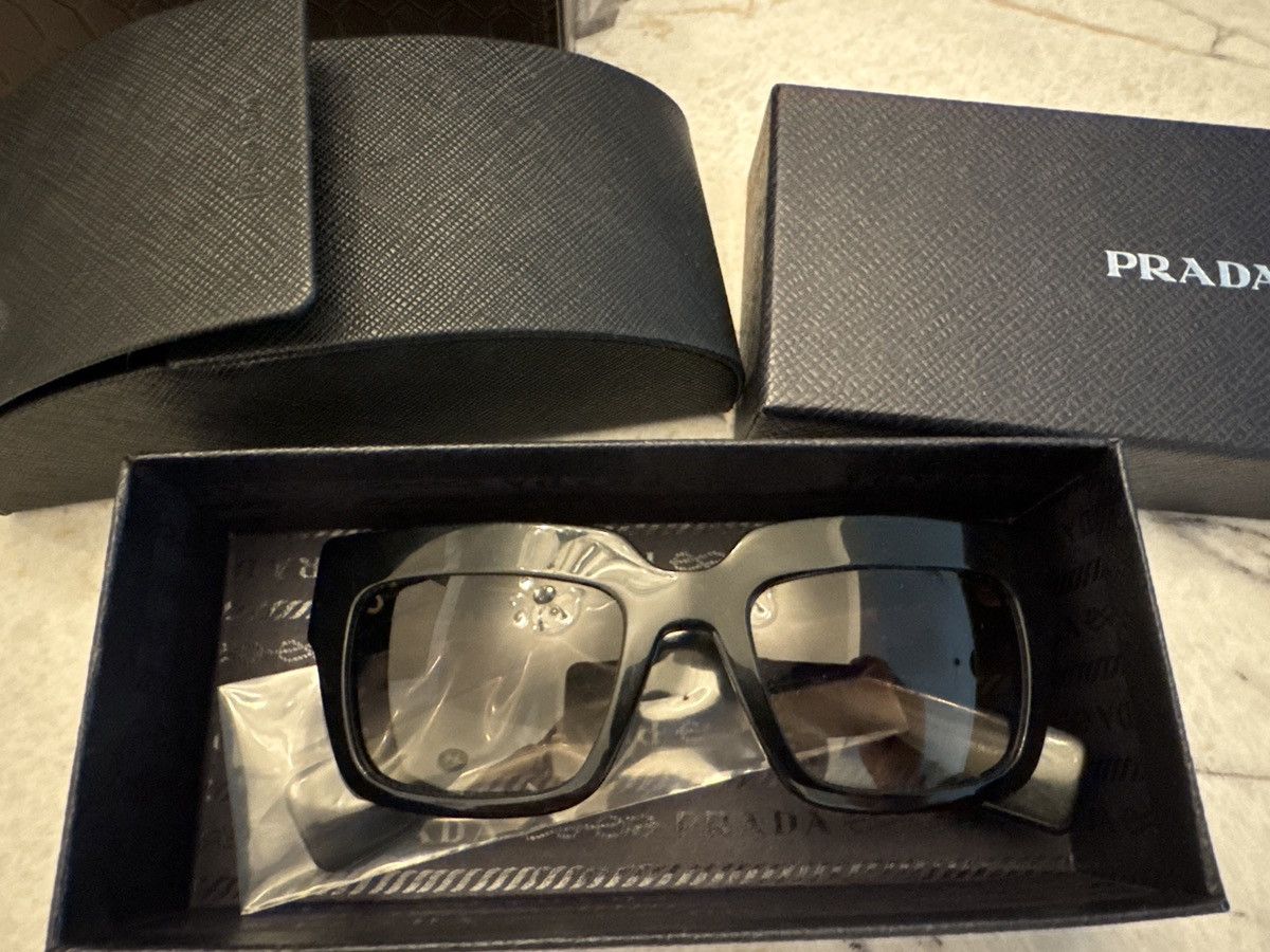 Prada Prada Unisex Sunglasses SPR 28P 1AB-0A7 Size ONE SIZE - 10 Thumbnail