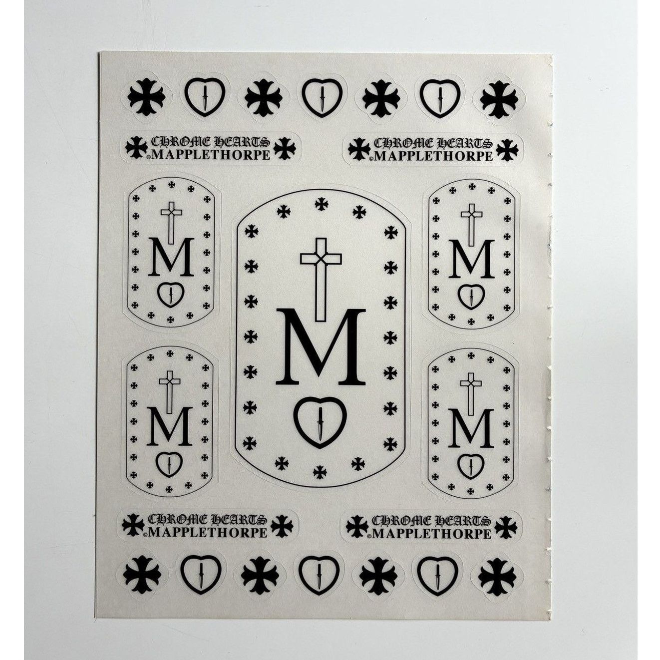 Chrome Hearts × Japanese Brand × Vintage Chrome Hearts MAPPLETHORPE Sticker sheet Size ONE SIZE - 1 Thumbnail