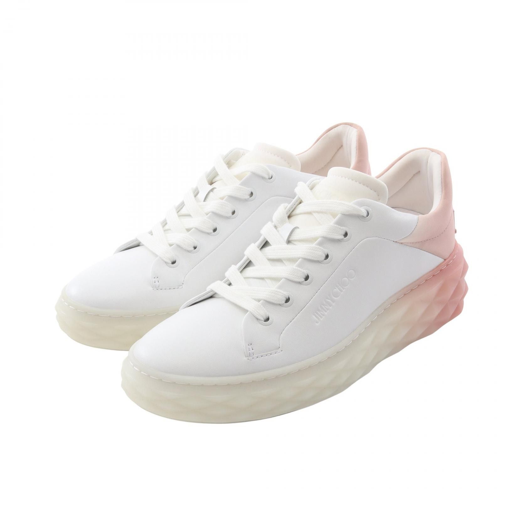 Jimmy Choo Jimmy Choo JIMMY CHOO DIAMOND MAXI Leather Sneakers Leather Shoes DUTY FREE for USA Size ONE SIZE - 1 Thumbnail