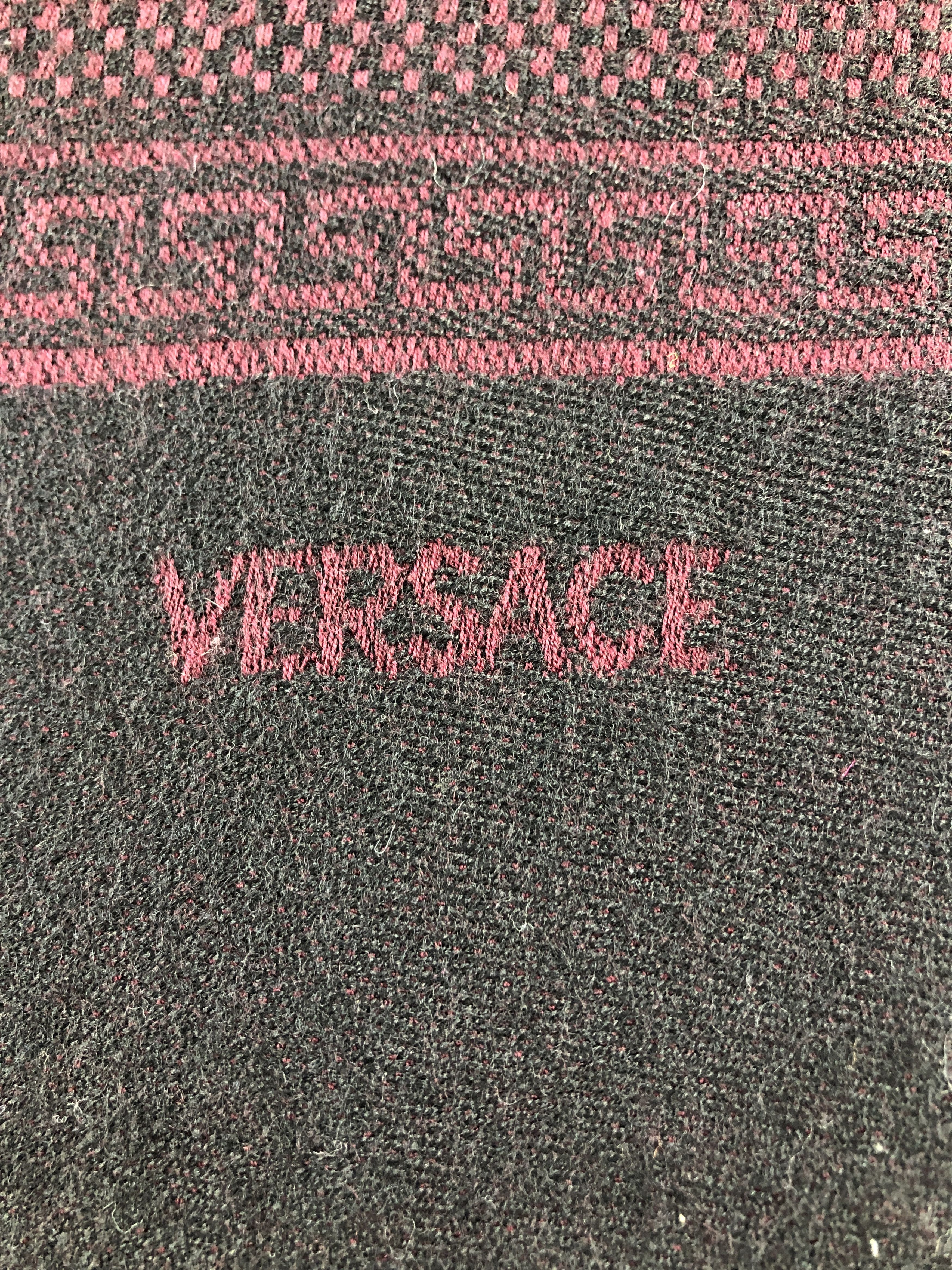 Versace Versace Wool Scarf / Muffler / Neckwear P757 Size ONE SIZE - 5 Thumbnail