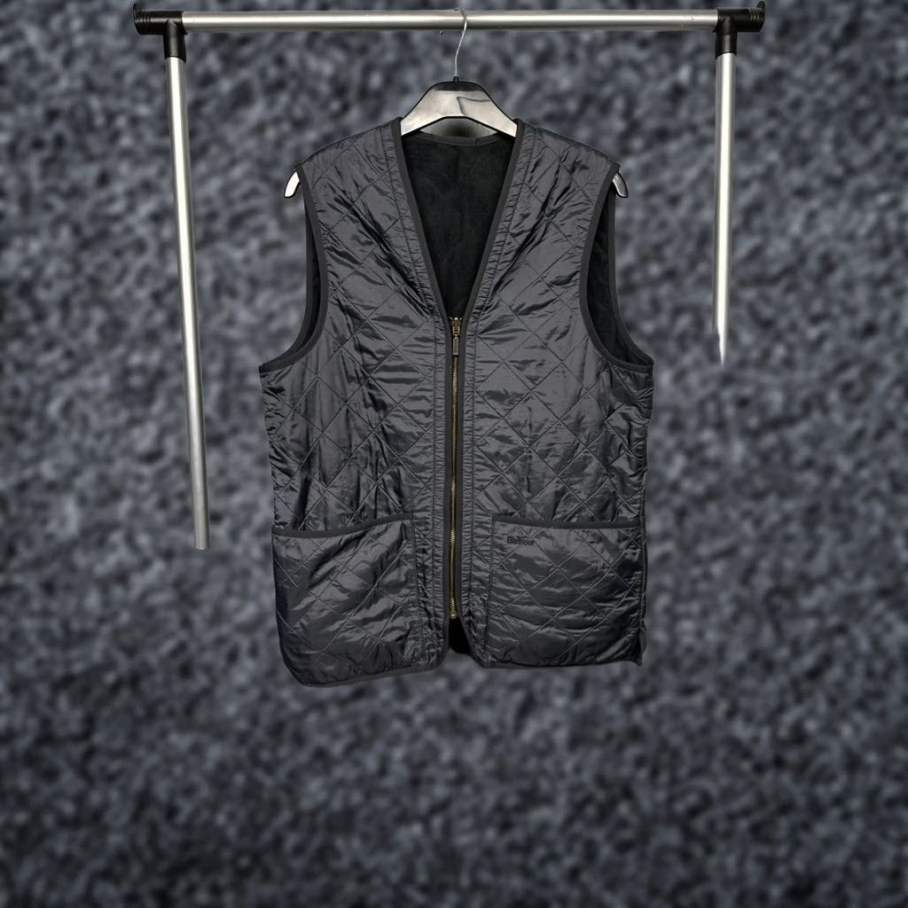 Barbour Barbour Mens Polarquilt Waistcoat/Zip Gilet Quilted Vest M Barbour Polarquilt Vest Mens Quilted Blue Vintage: No Vel Size US M / EU 48-50 / 2 - 1 Thumbnail