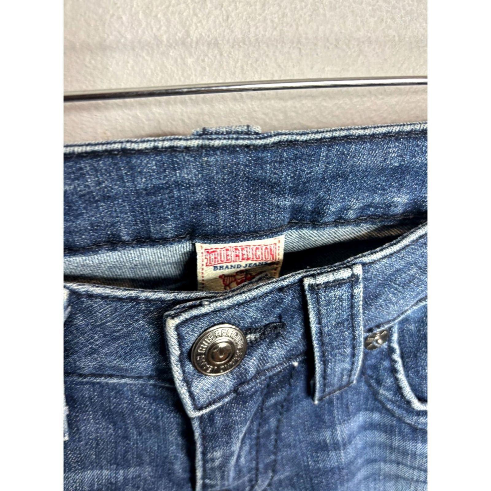 True Religion True Religion Jeans Womens Size 27 Billy Low Rise Belt Loops Denim 3655 USA Made Ready to Wear Size 27" / US 4 / IT 40 - 5 Thumbnail