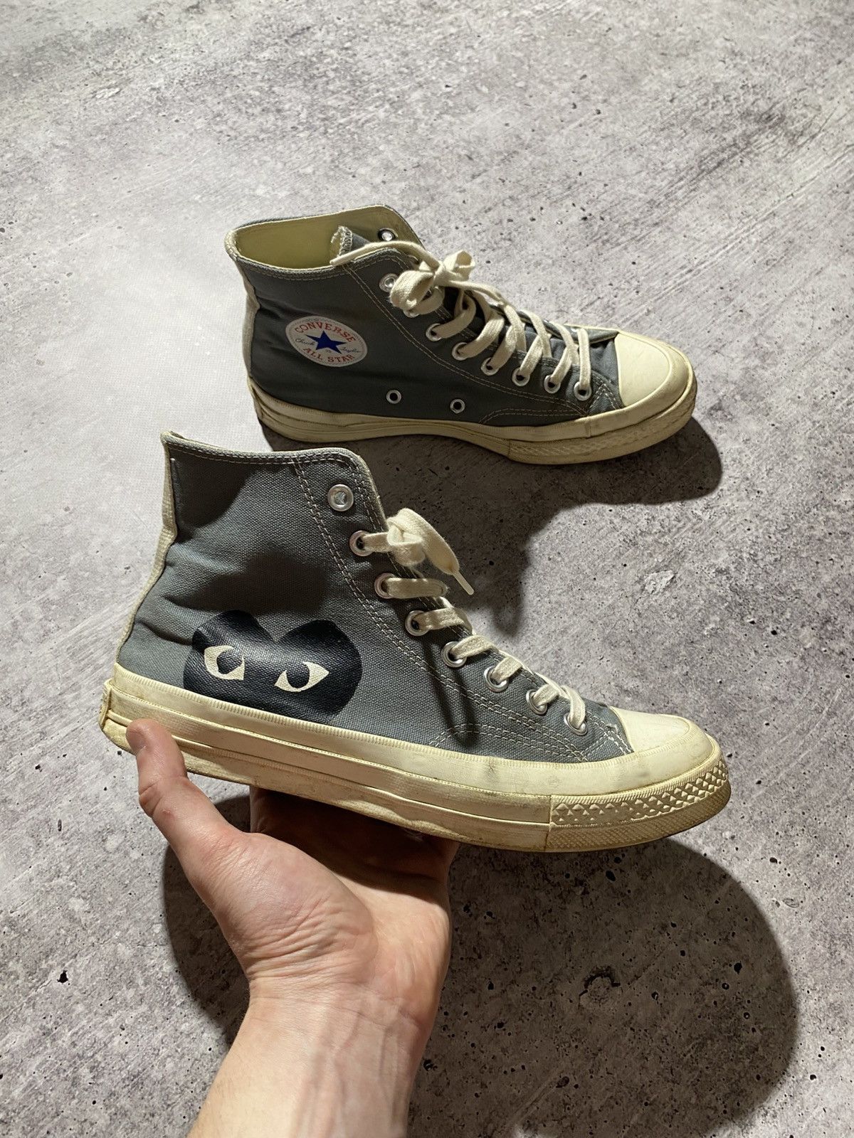 Comme des Garcons × Converse 🩶COMME des garçons converse sneakers Size US 7 / EU 40 - 2 Thumbnail
