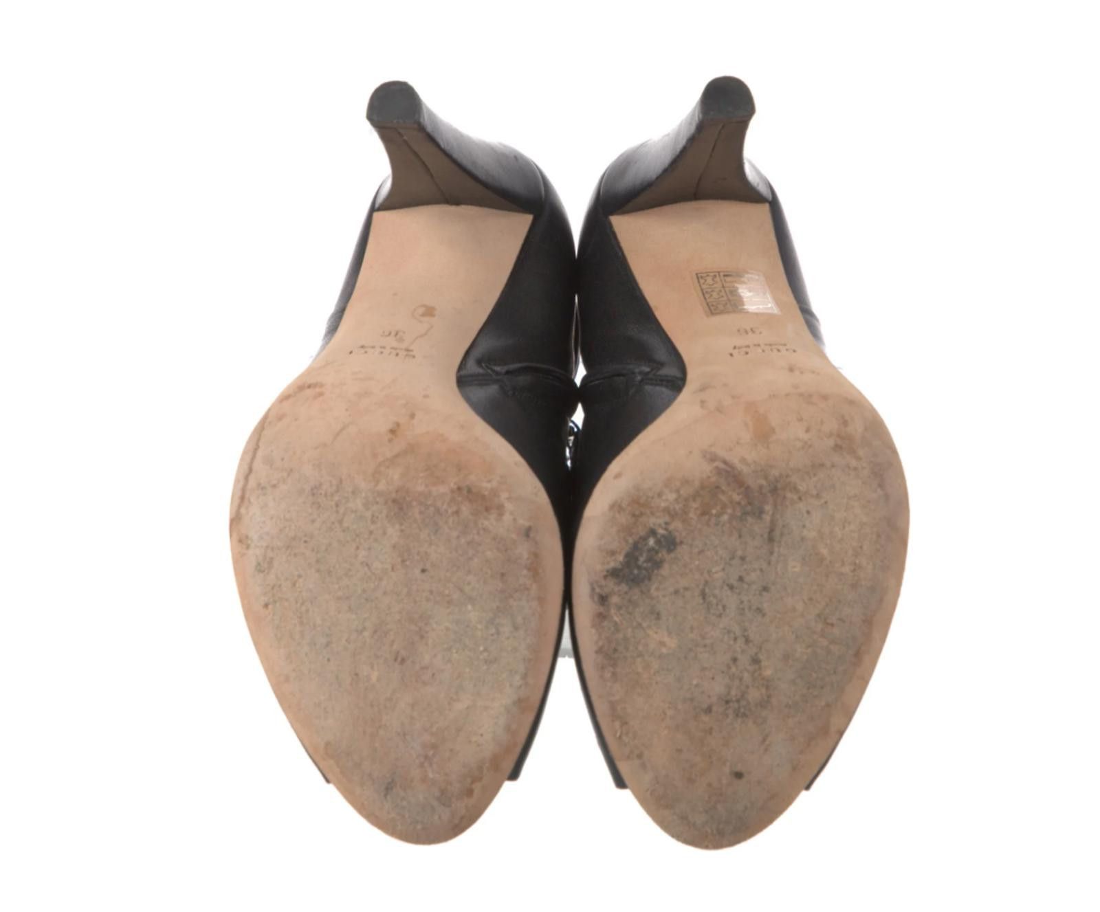 Gucci Gucci Hasler Horsebit Accent Leather Boots, Sz IT36 US5 Size US 5 / IT 35 - 5 Thumbnail