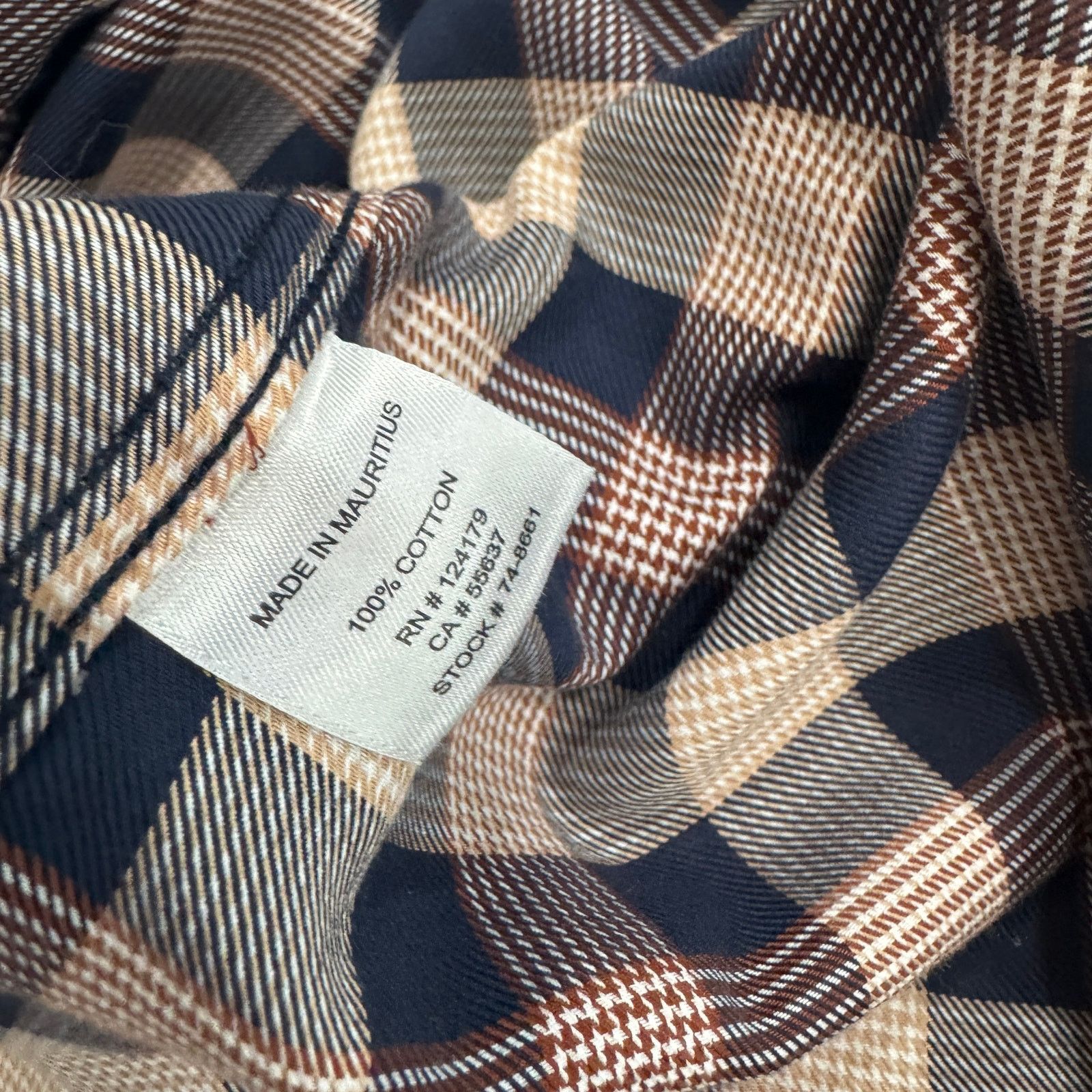 Johnston & Murphy Johnston & Murphy Flip Cuff Shirt Men's XL Blue Orange Size US XL / EU 56 / 4 - 7 Thumbnail
